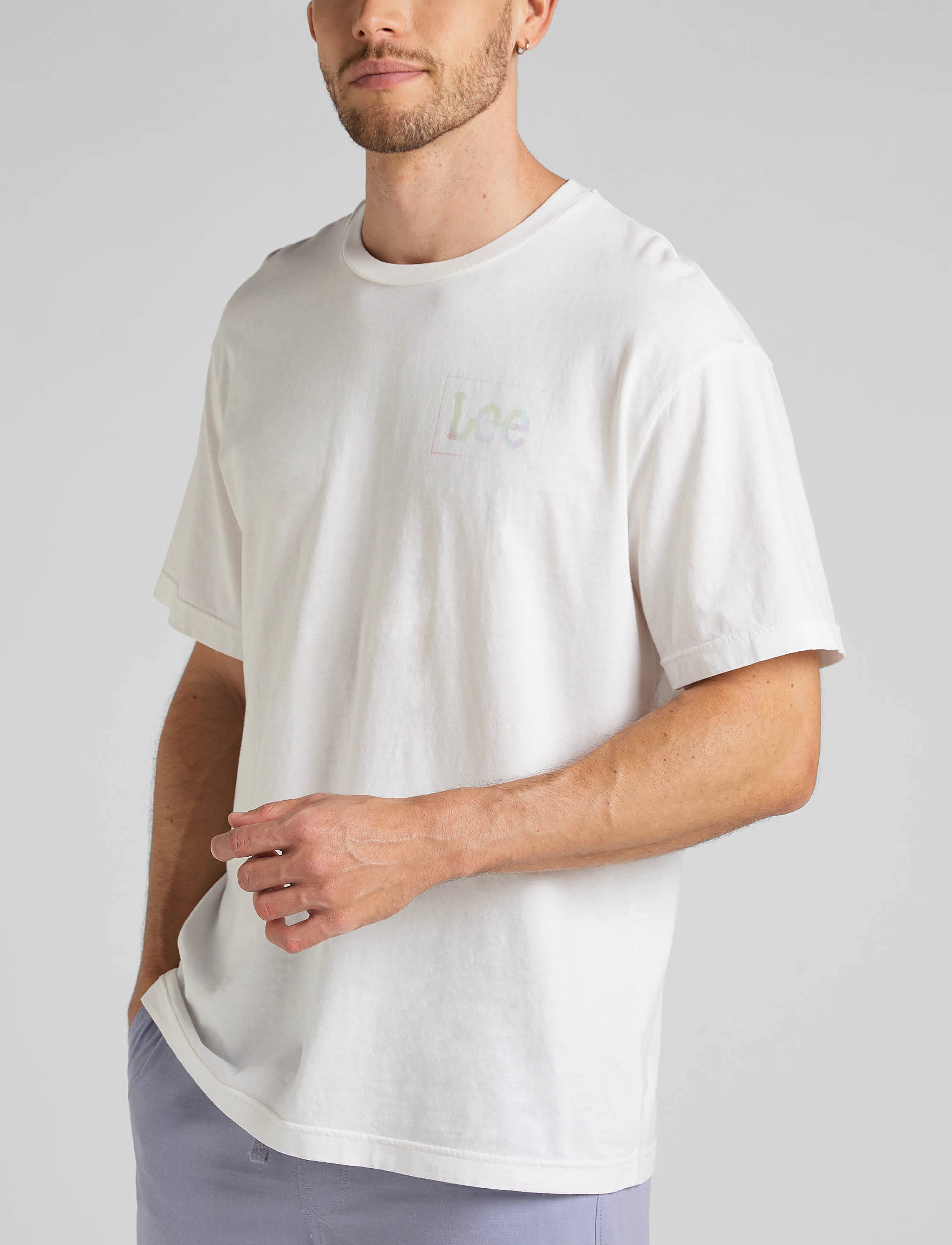 Lee Jeans - LOGO LOOSE TEE - bright white - 5