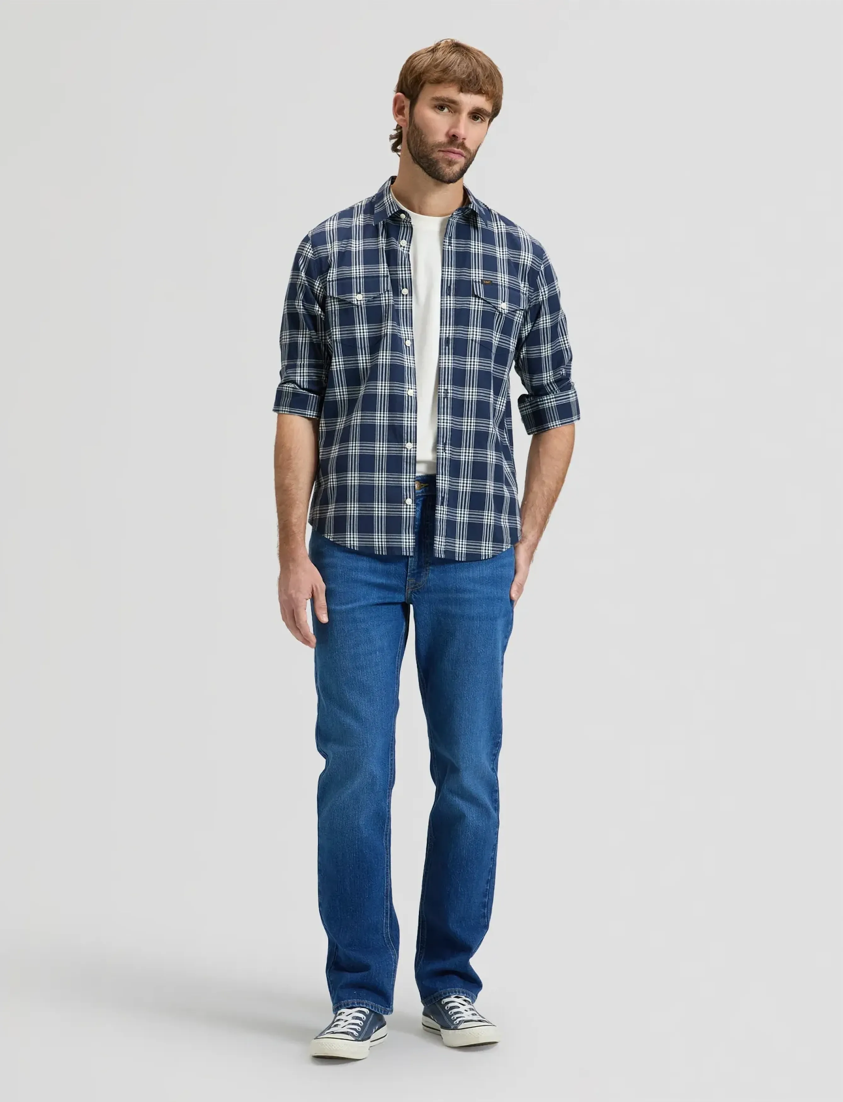 Lee Jeans - REGULAR SHIRT - fødselsdagsgaver - mood indigo plaid - 3