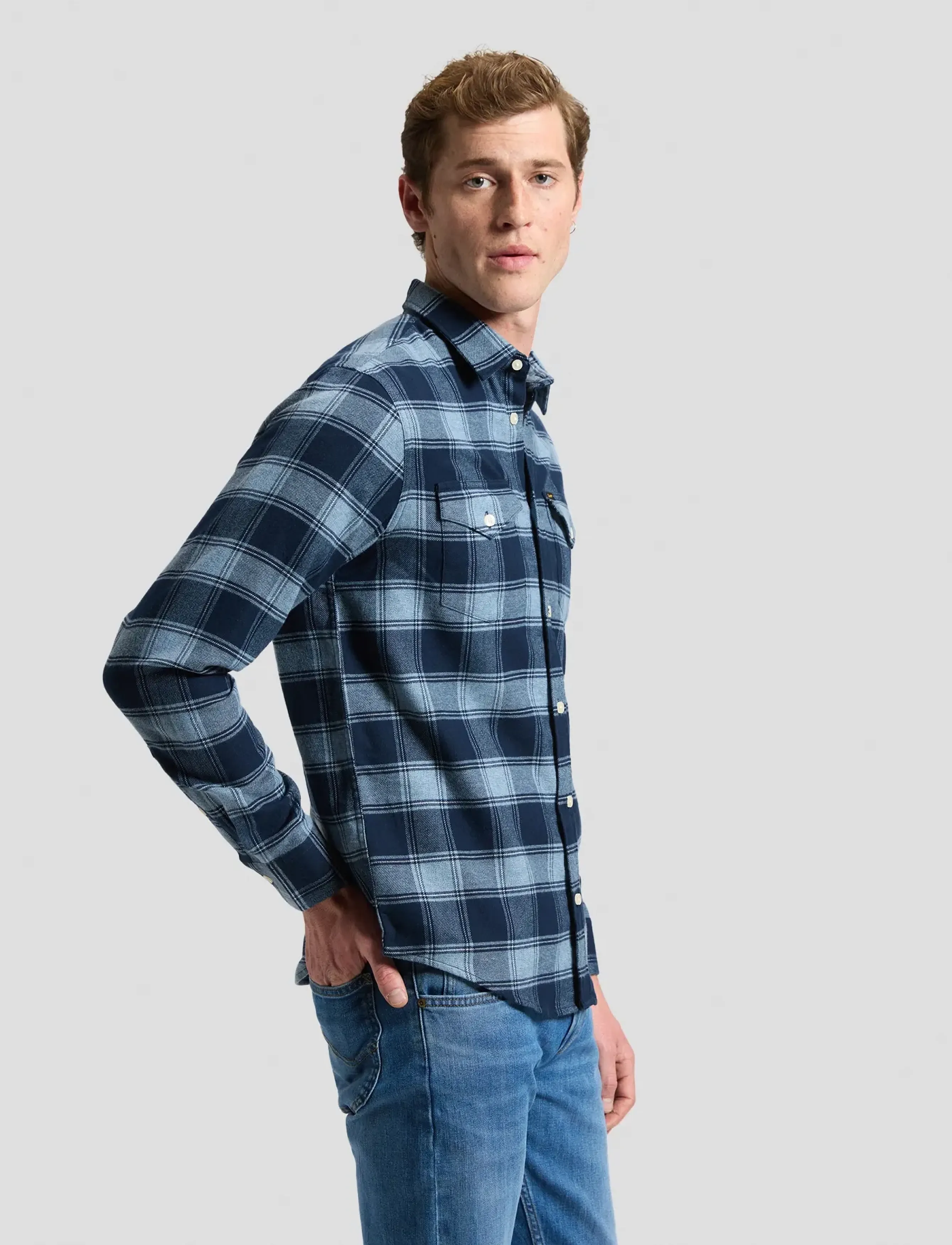 Lee Jeans - REGULAR SHIRT - geburtstagsgeschenke - vintage blue - 4