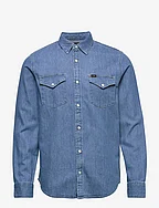 REGULAR SHIRT - WASHED BLUE