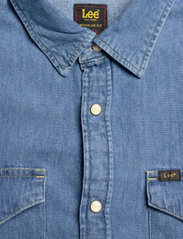 Lee Jeans - REGULAR SHIRT - koszule w kratkę - washed blue - 2