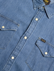 Lee Jeans - REGULAR SHIRT - geruite overhemden - washed blue - 3