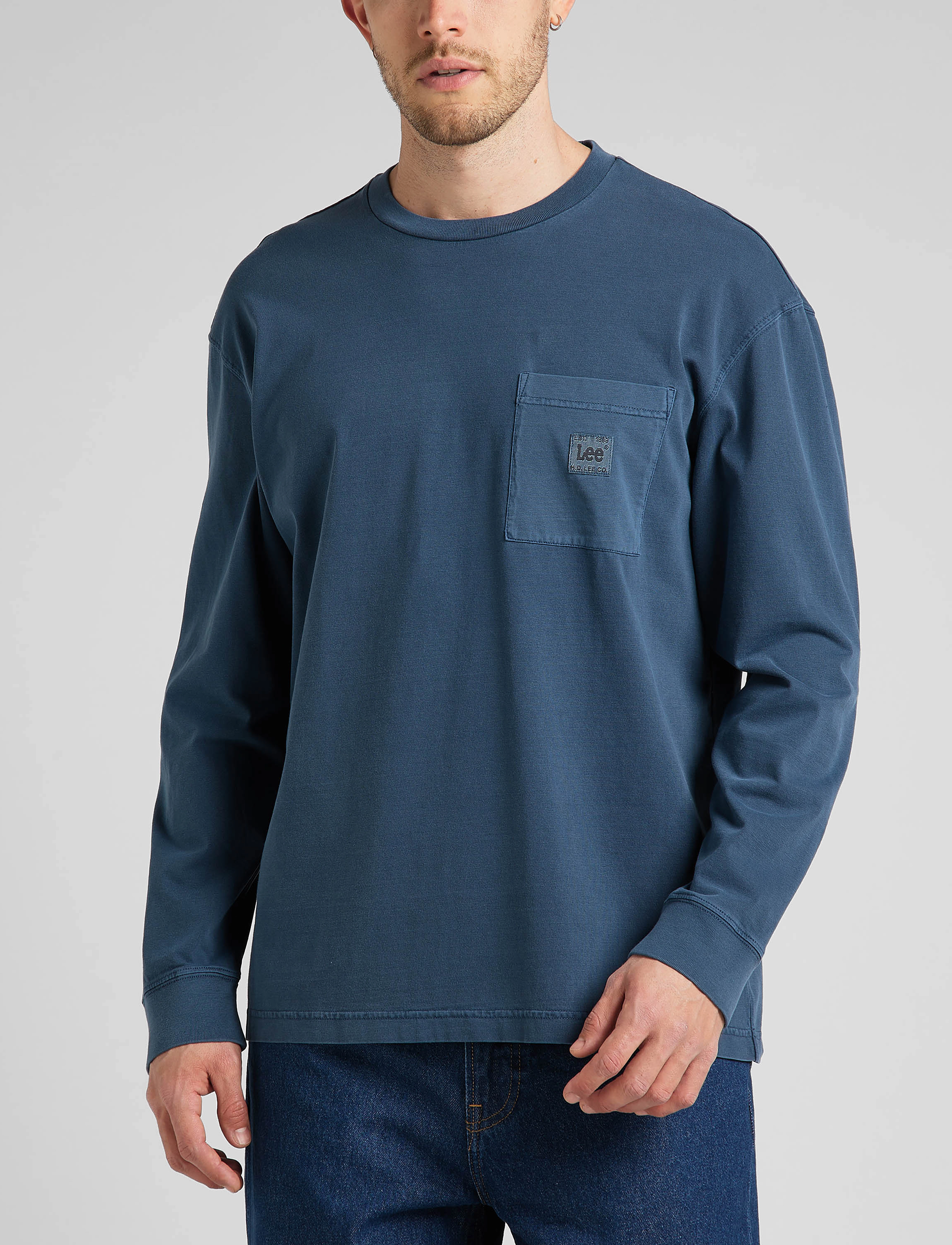 Lee Jeans - LS CORE LOOSE TEE - marine - 2