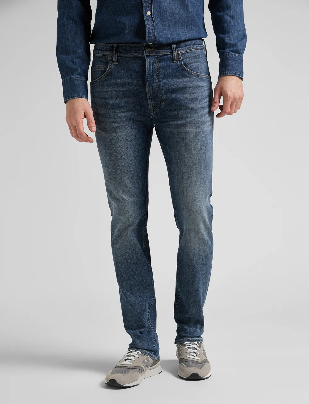 Lee Jeans - RIDER - slim jeans - dk visual cody - 0