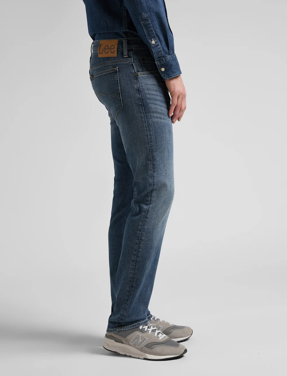 Lee Jeans - RIDER - slim jeans - dk visual cody - 5