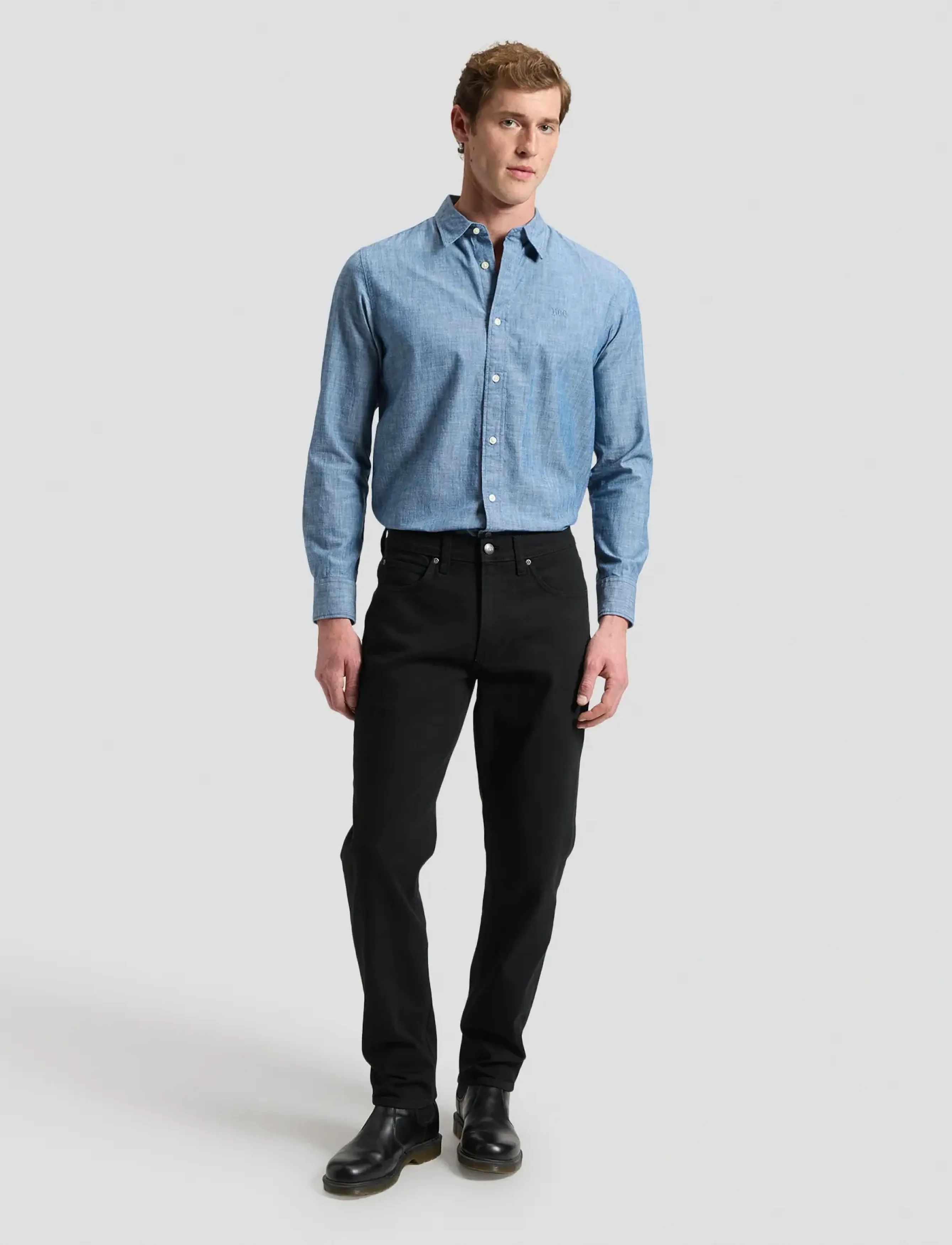Lee Jeans David straight leg jeans herr – bild 3