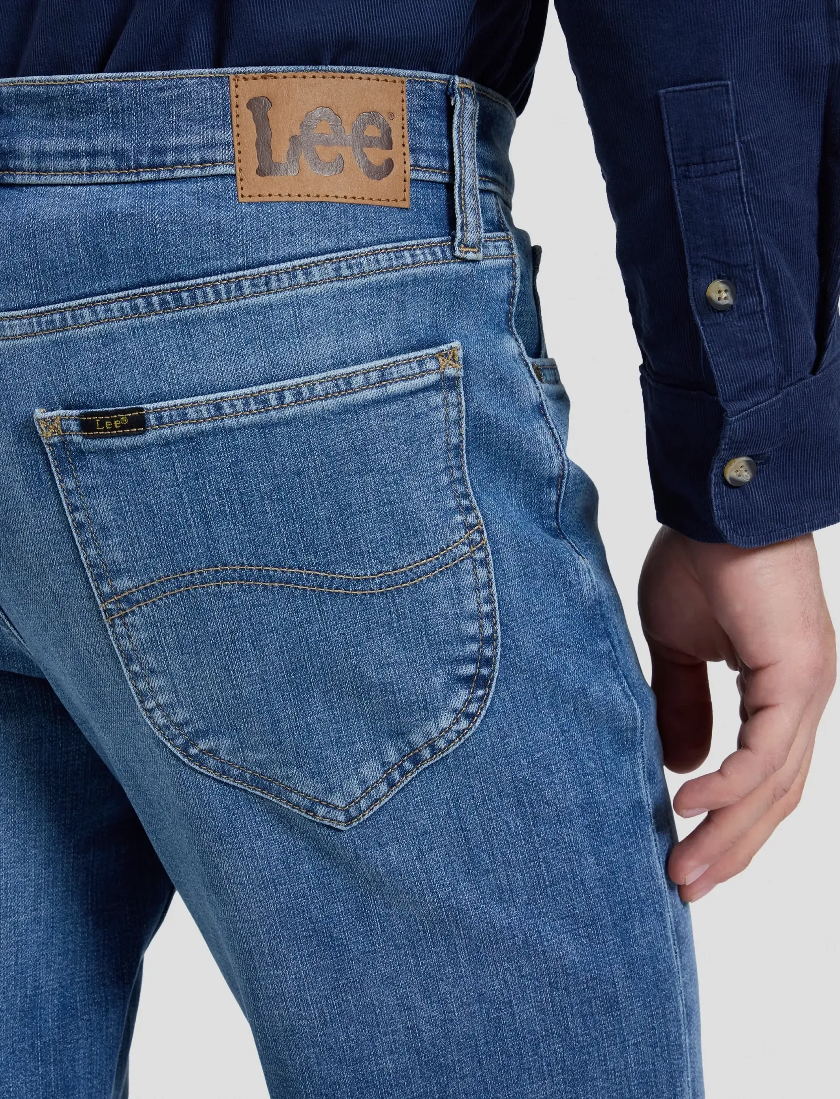 Lee Jeans David straight leg jeans herr – bild 7
