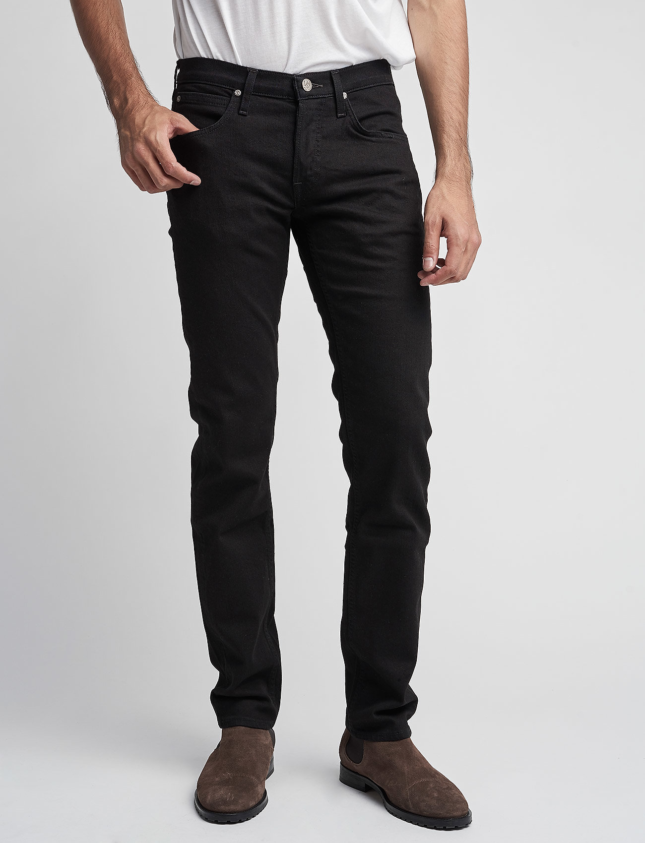 Lee Jeans - DAREN CLEAN BLACK - clean black - 0