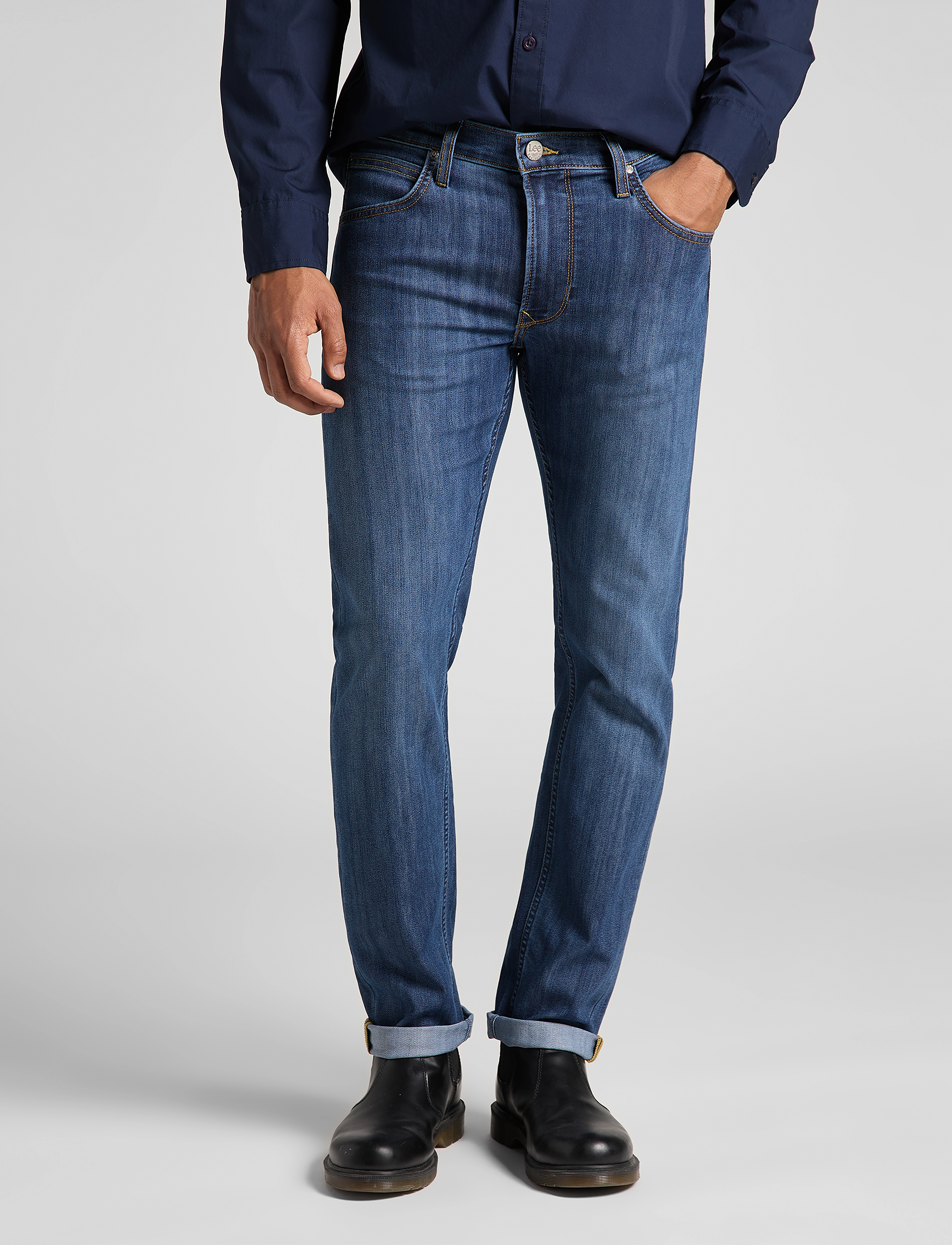 Lee Jeans - DAREN ZIP FLY - bukser & jeans - true blue - 2