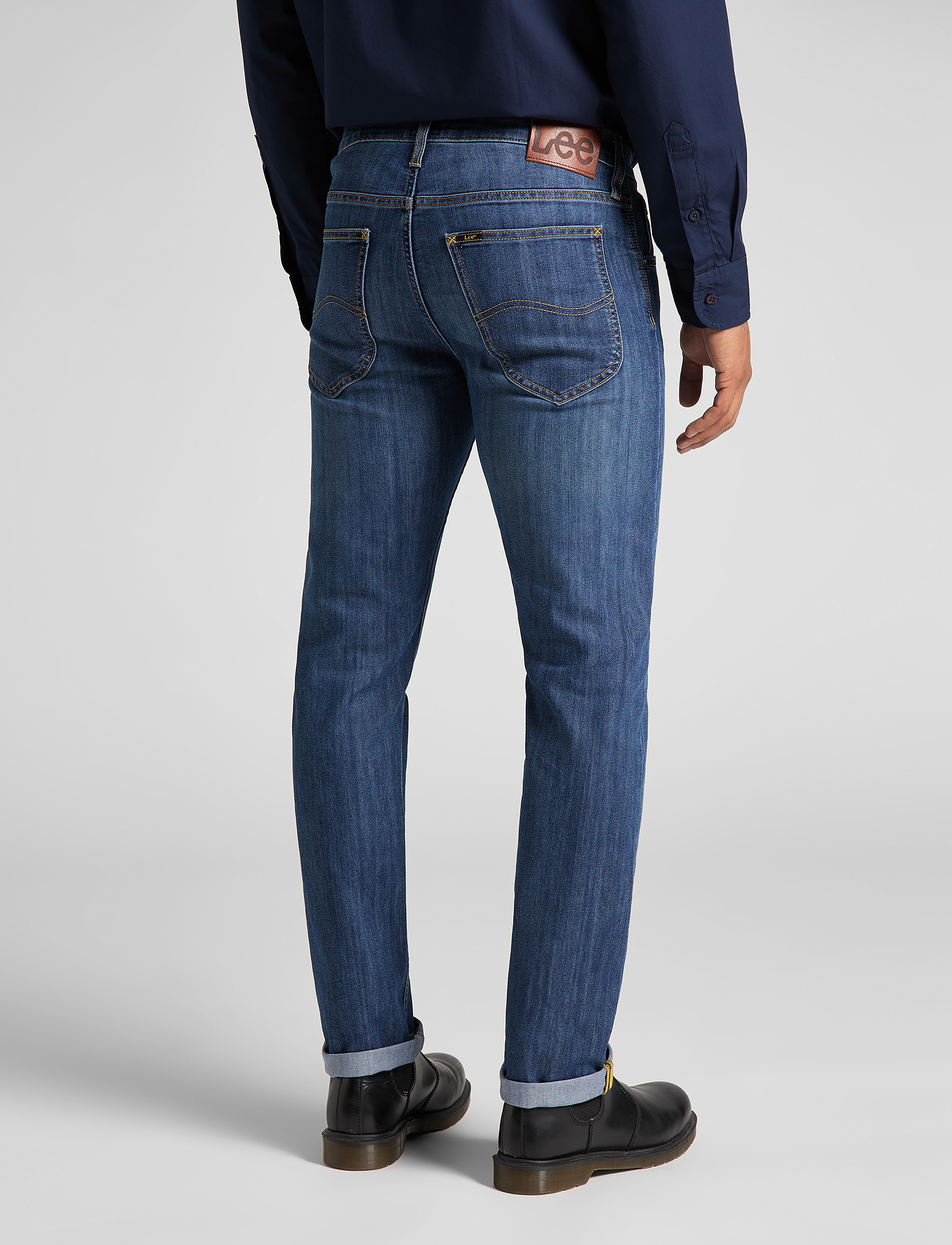 Lee Jeans - DAREN ZIP FLY - bukser & jeans - true blue - 3