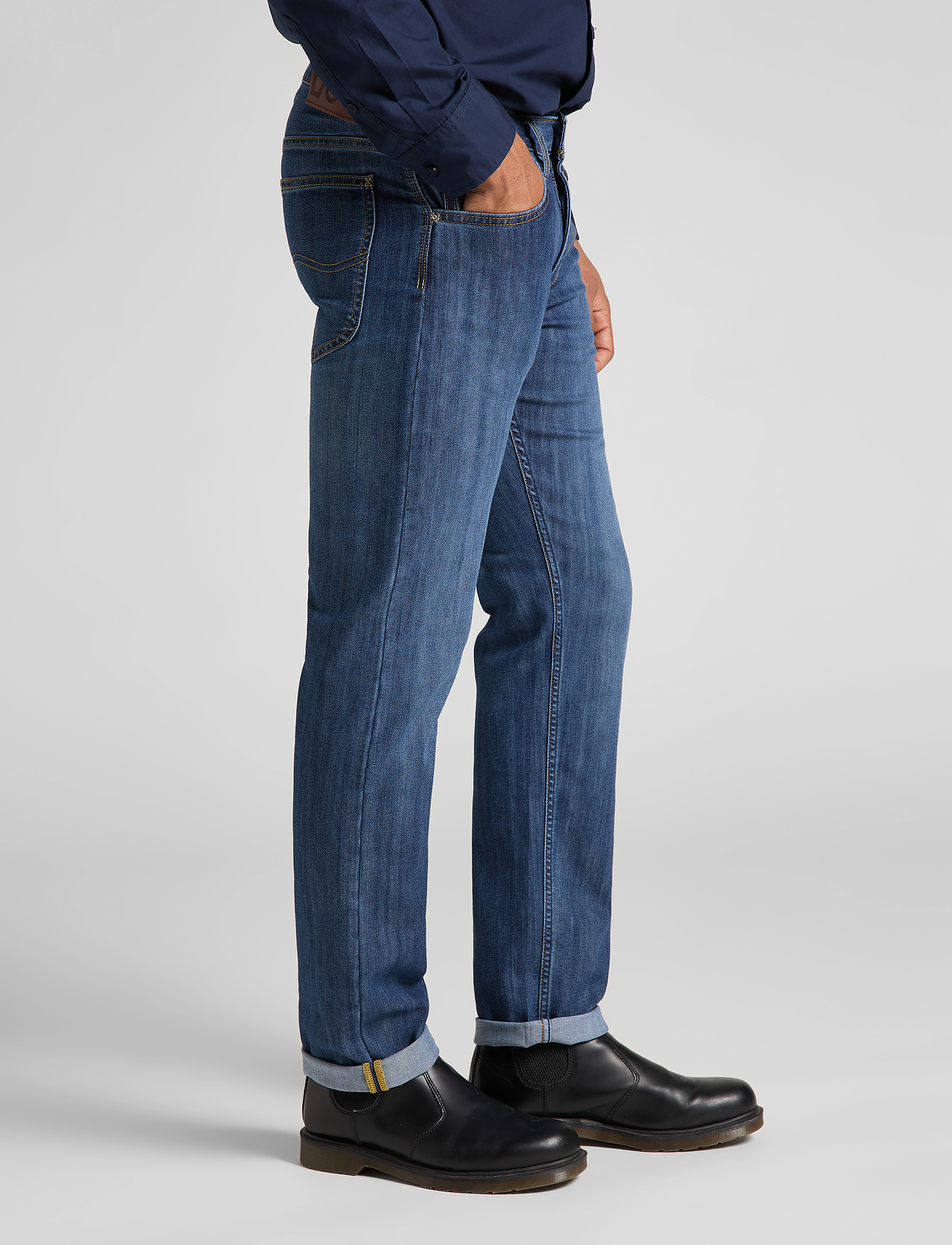 Lee Jeans - DAREN ZIP FLY - bukser & jeans - true blue - 5