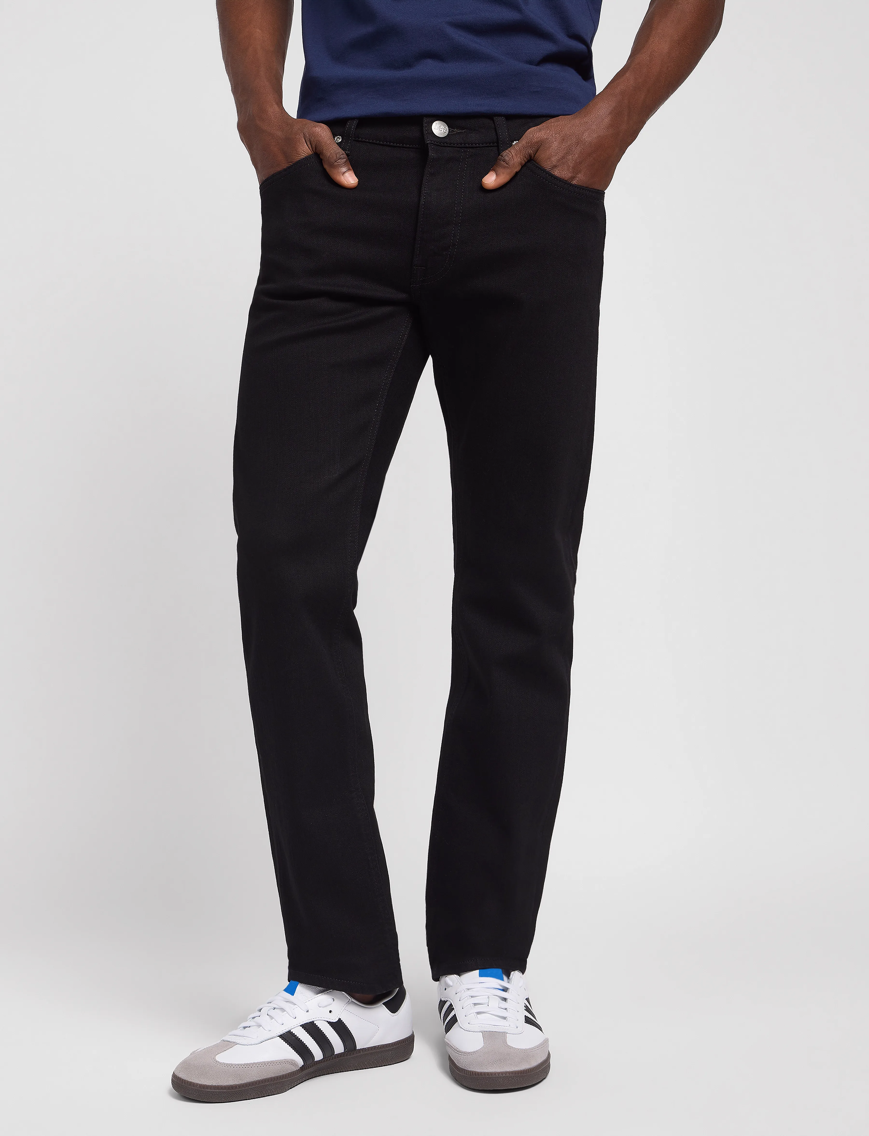 Lee Jeans - DAREN ZIP FLY - regular jeans - clean black - 1