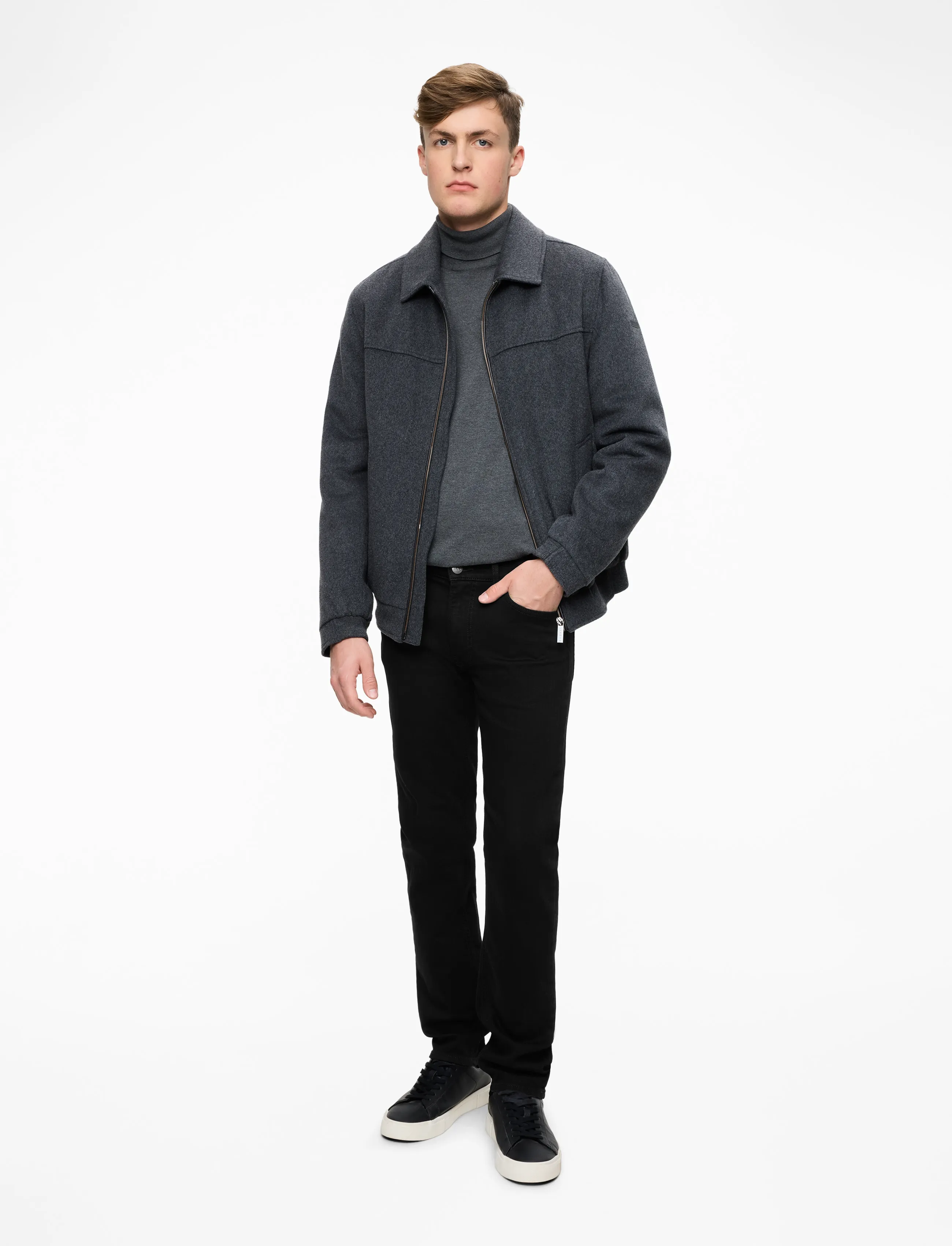 Lee Jeans - DAREN ZIP FLY - bukser & jeans - clean black - 3