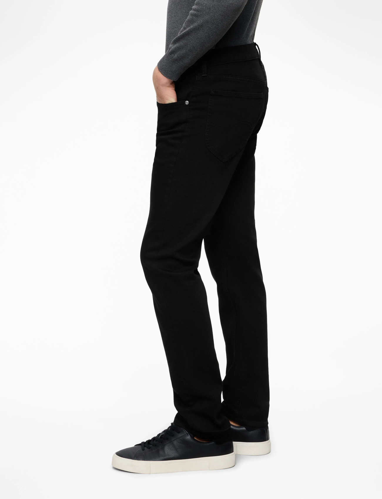 Lee Jeans - DAREN ZIP FLY - regular jeans - clean black - 3
