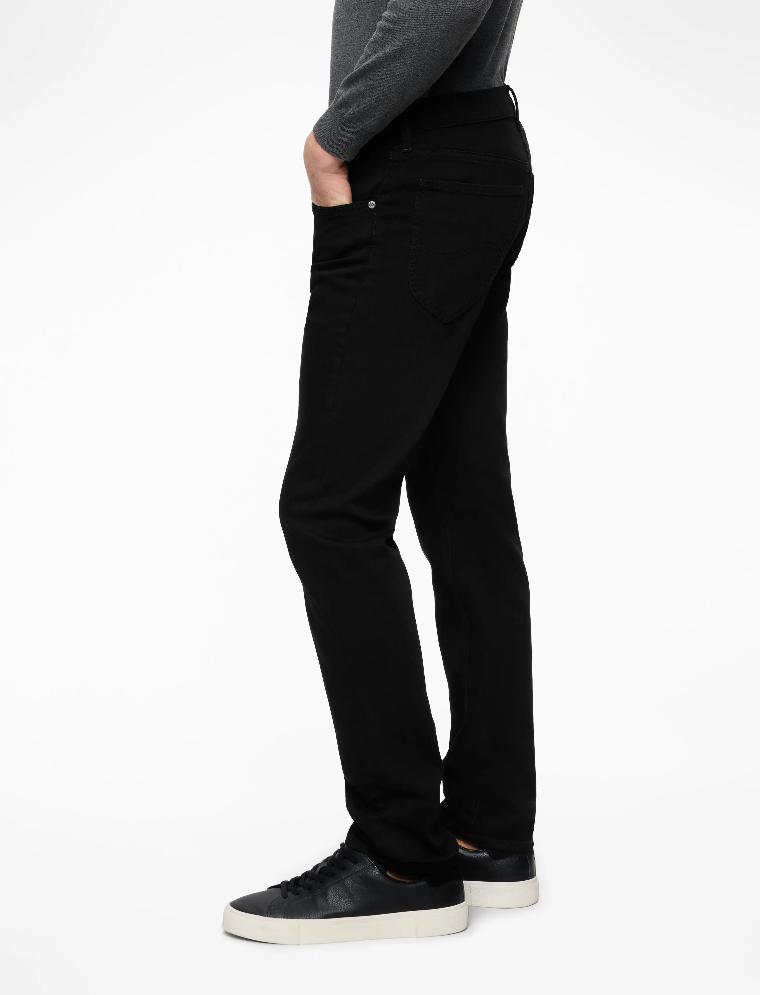 Lee Jeans - DAREN ZIP FLY - bukser & jeans - clean black - 4