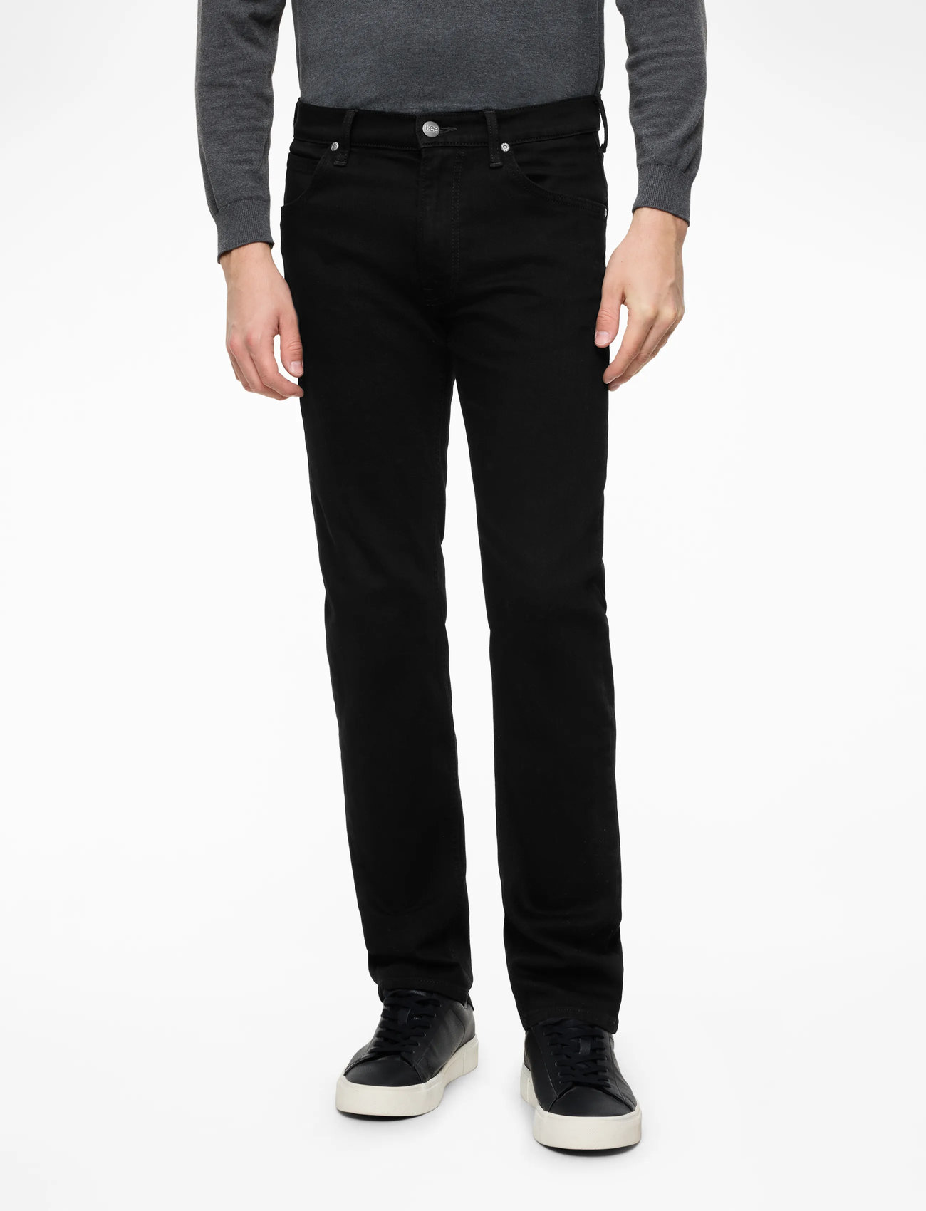 Lee Jeans - DAREN ZIP FLY - regular jeans - clean black - 0