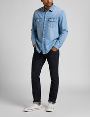 Lee Jeans - DAREN ZIP FLY - regular piegriezuma džinsa bikses - rinse - 4