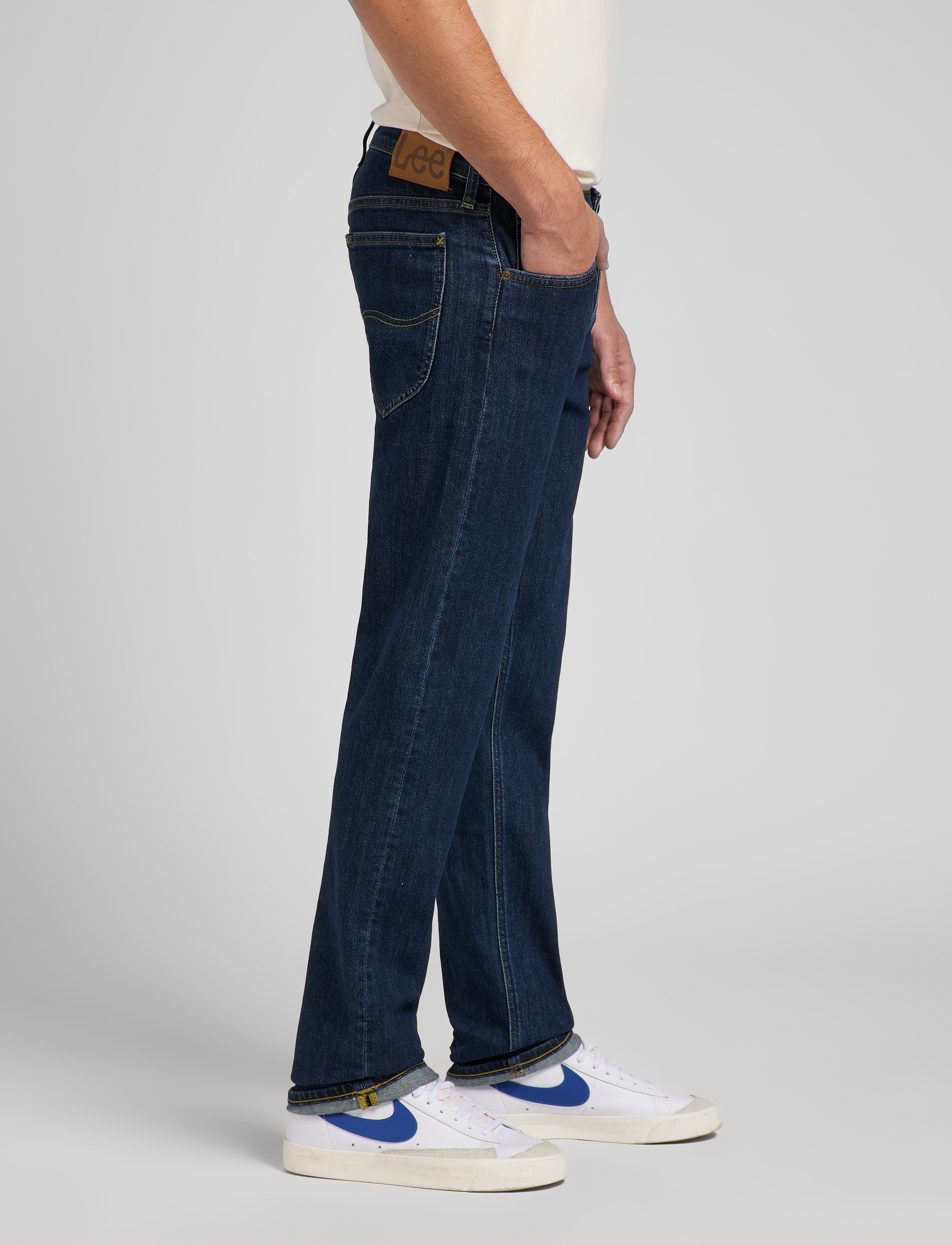 Lee Jeans - DAREN ZIP FLY - bukser & jeans - deep dark stone - 5