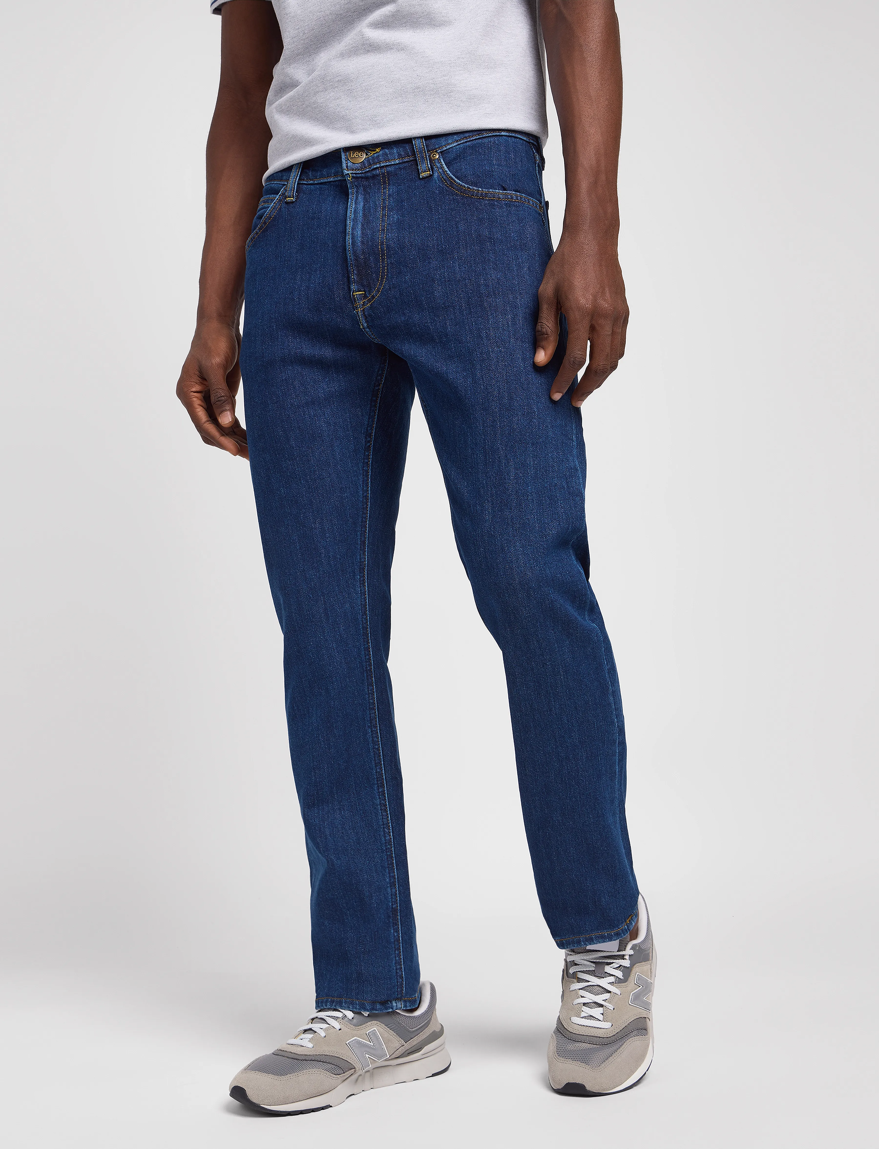 Lee Jeans - DAREN ZIP FLY - bukser & jeans - deep dark stone - 0