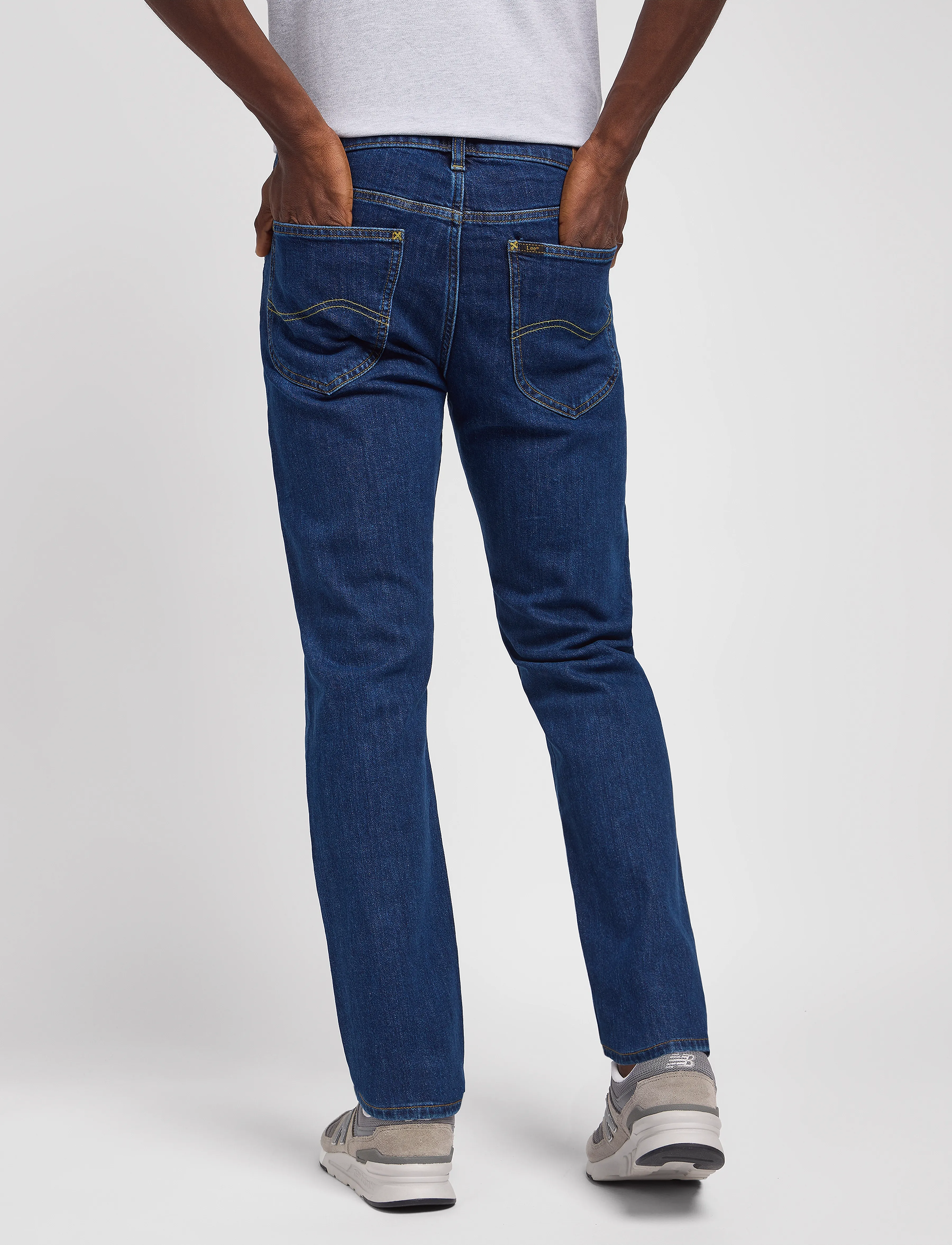 Lee Jeans - DAREN ZIP FLY - broeken & jeans - deep dark stone - 3