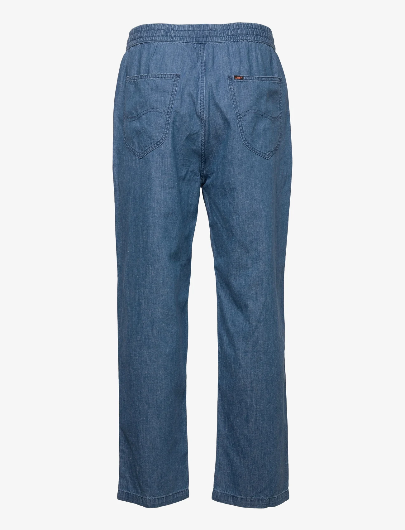 Lee Jeans - DRAWSTRING PANT - kasdienio stiliaus kelnės - light wash - 1