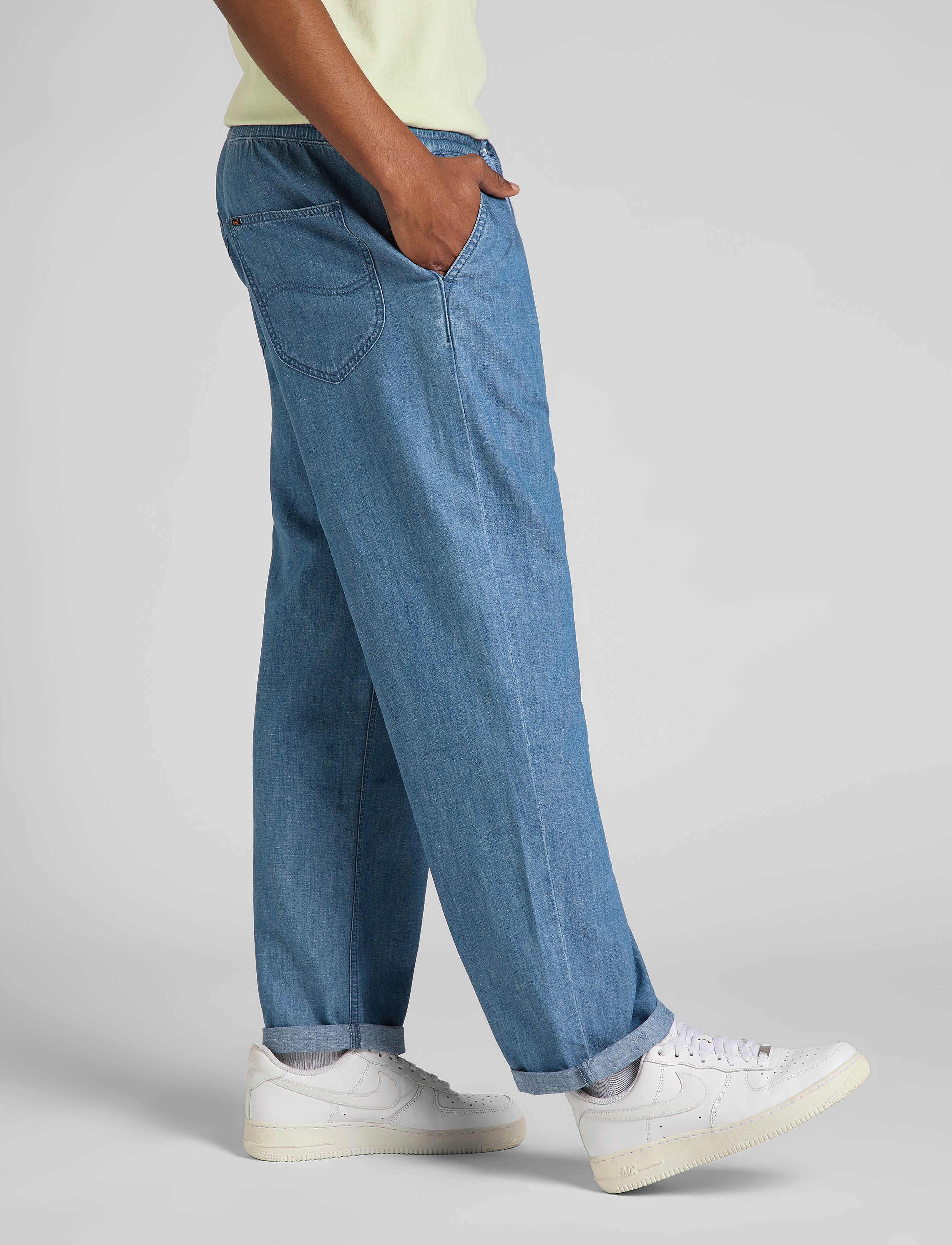 Lee Jeans - DRAWSTRING PANT - light wash - 5