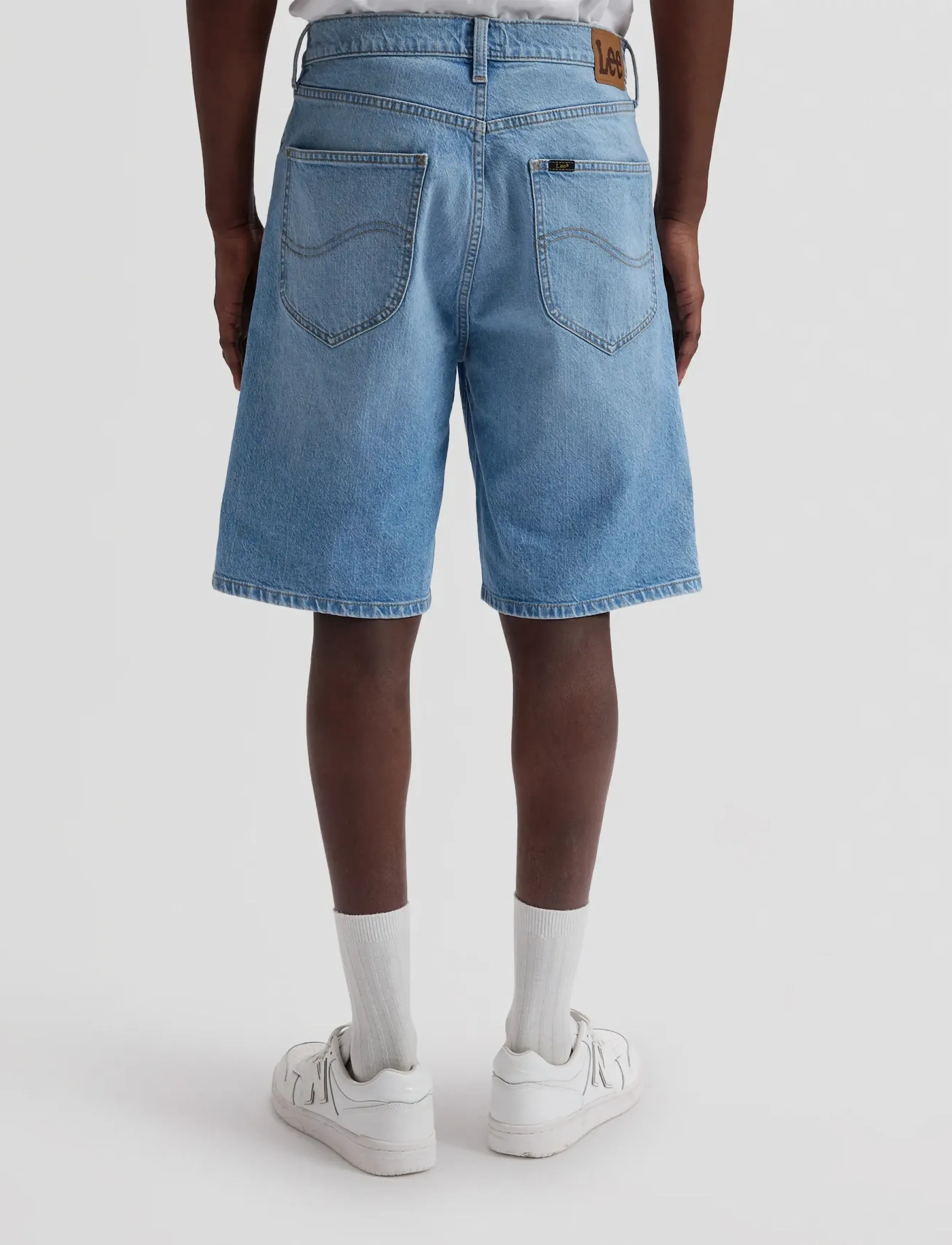 Lee Jeans - ASHER SHORT - miesten - light canvas - 2