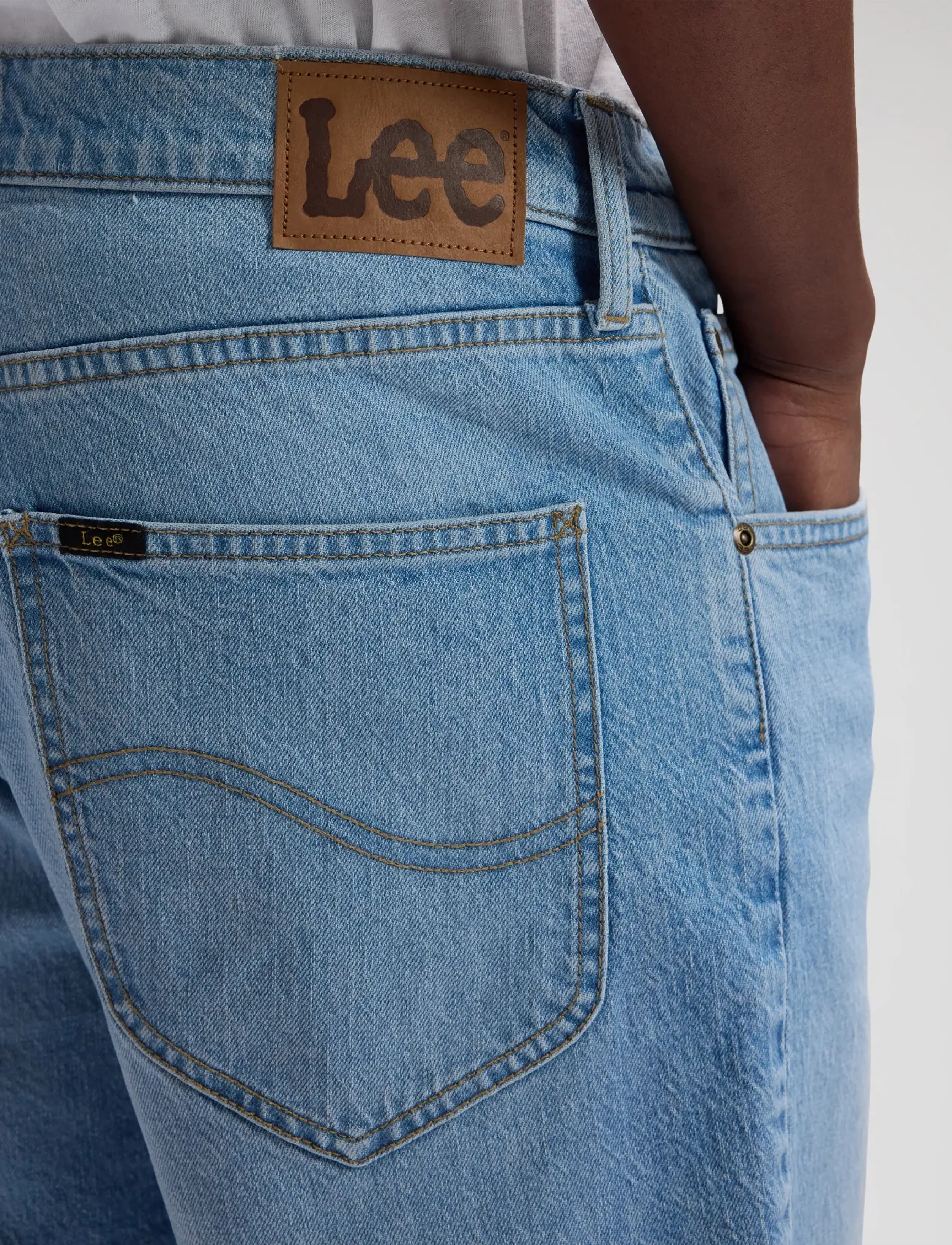 Lee Jeans - ASHER SHORT - miesten - light canvas - 5