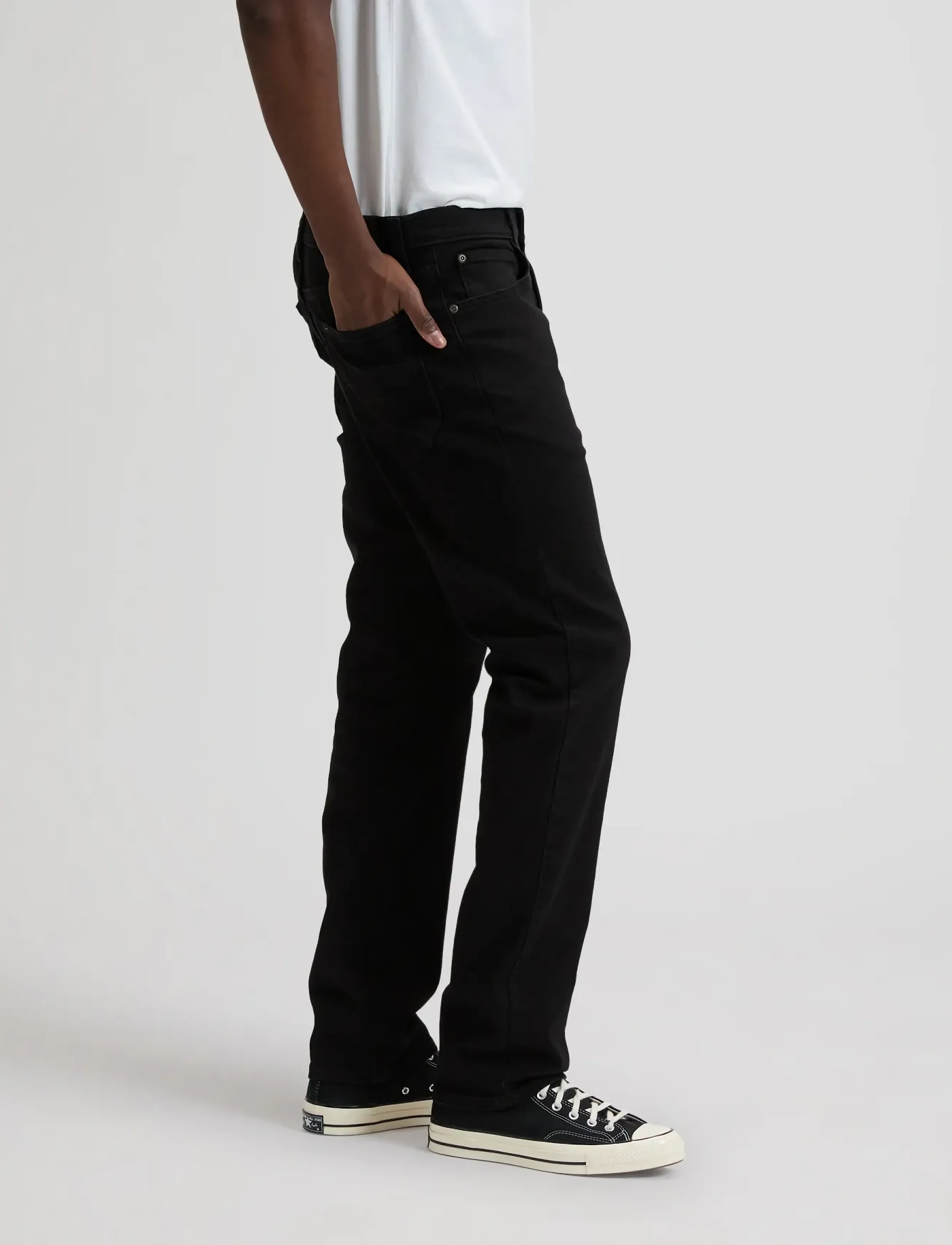 Lee Jeans - WEST - regular jeans - black rinse - 4
