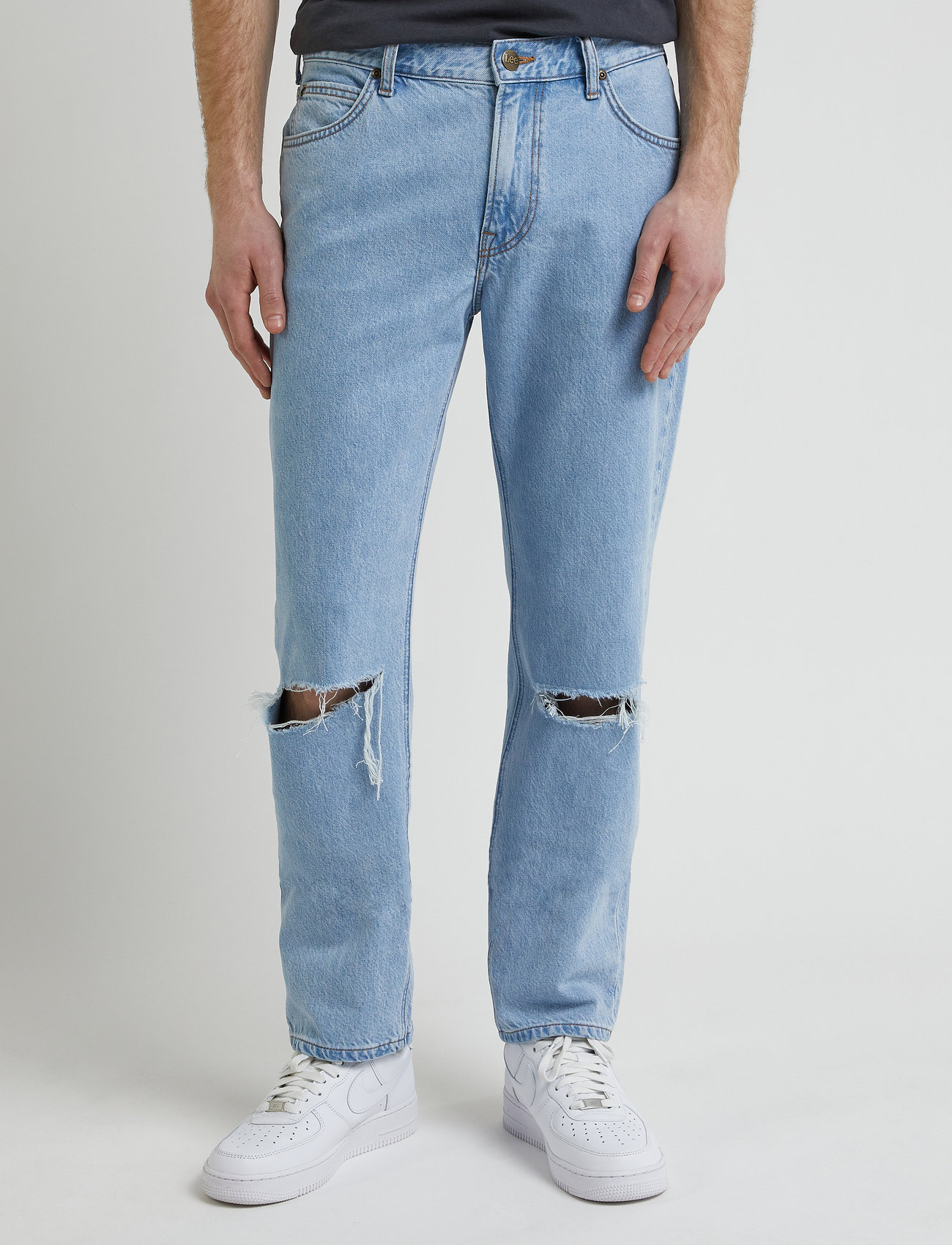 Lee Jeans - WEST - regular piegriezuma džinsa bikses - ice trashed - 0