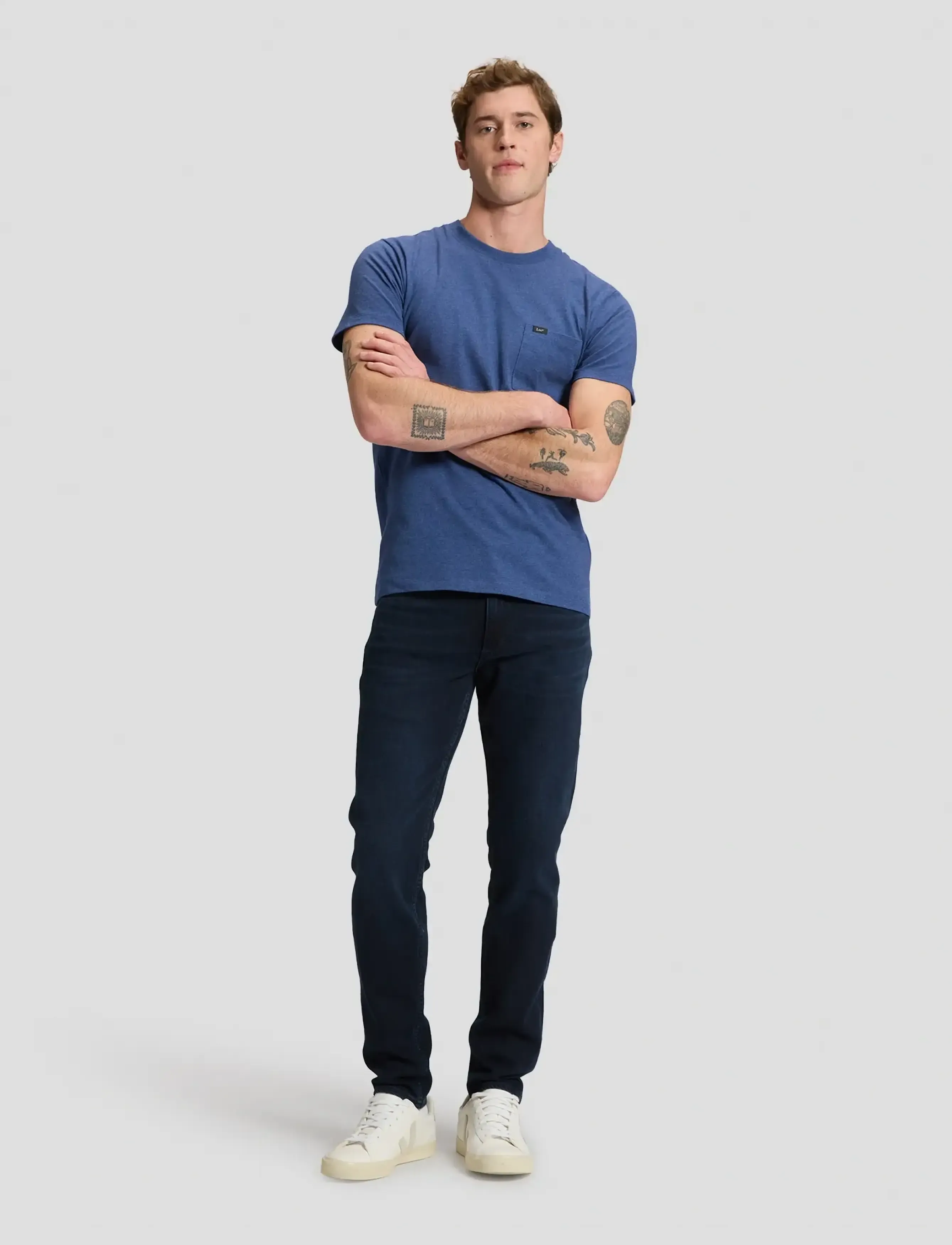 Lee Jeans - LUKE - tapered jeans - dark star - 3