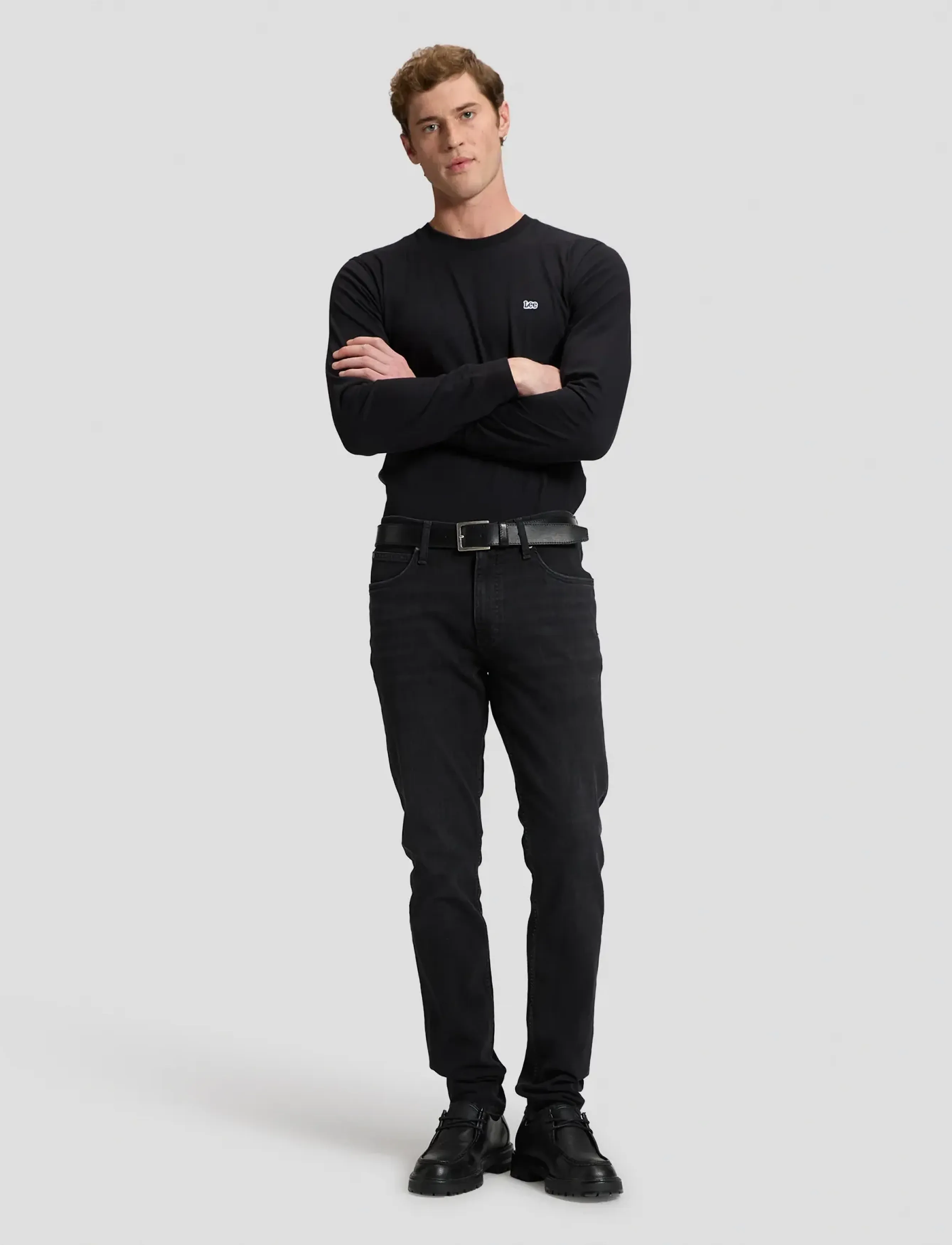 Lee Jeans Luke, 30 x 30, Black, Jeans > Tapered, Herre