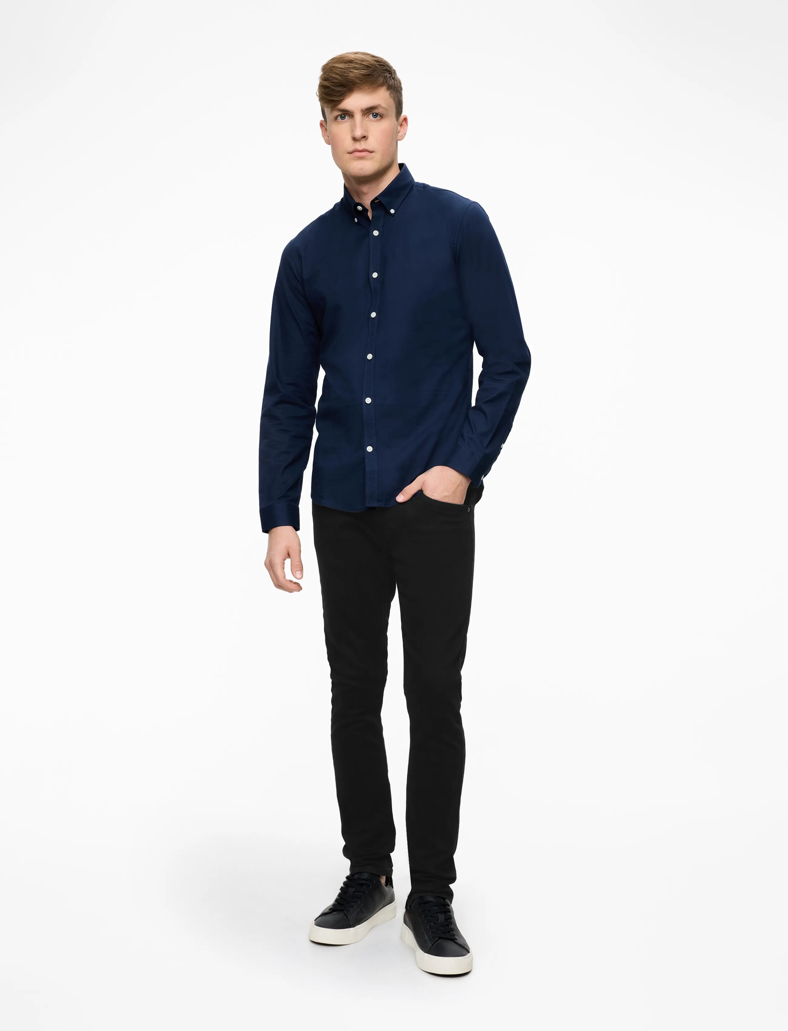 Lee Jeans - LUKE - tapered jeans - clean black - 3