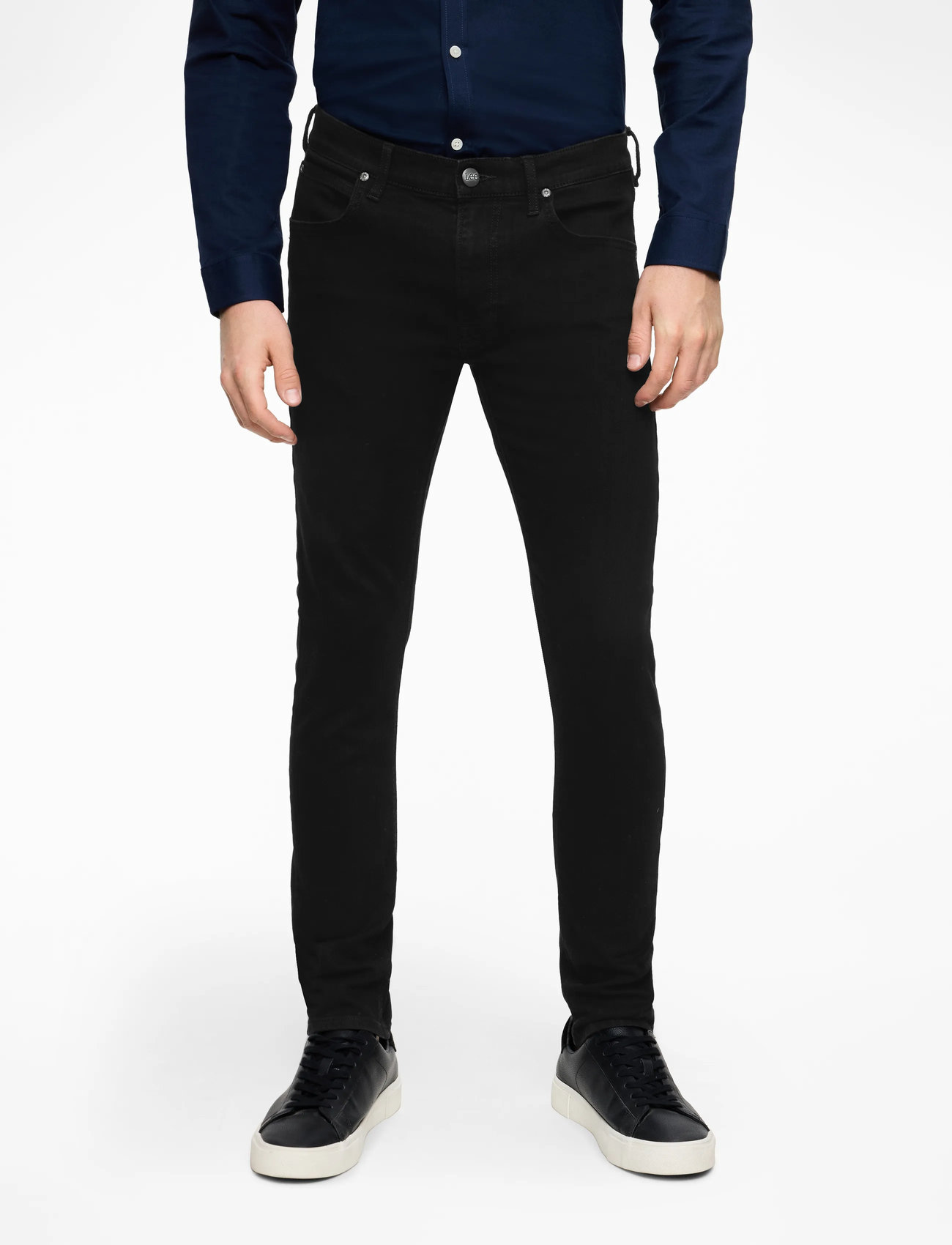 Lee Jeans - LUKE - tapered jeans - clean black - 0