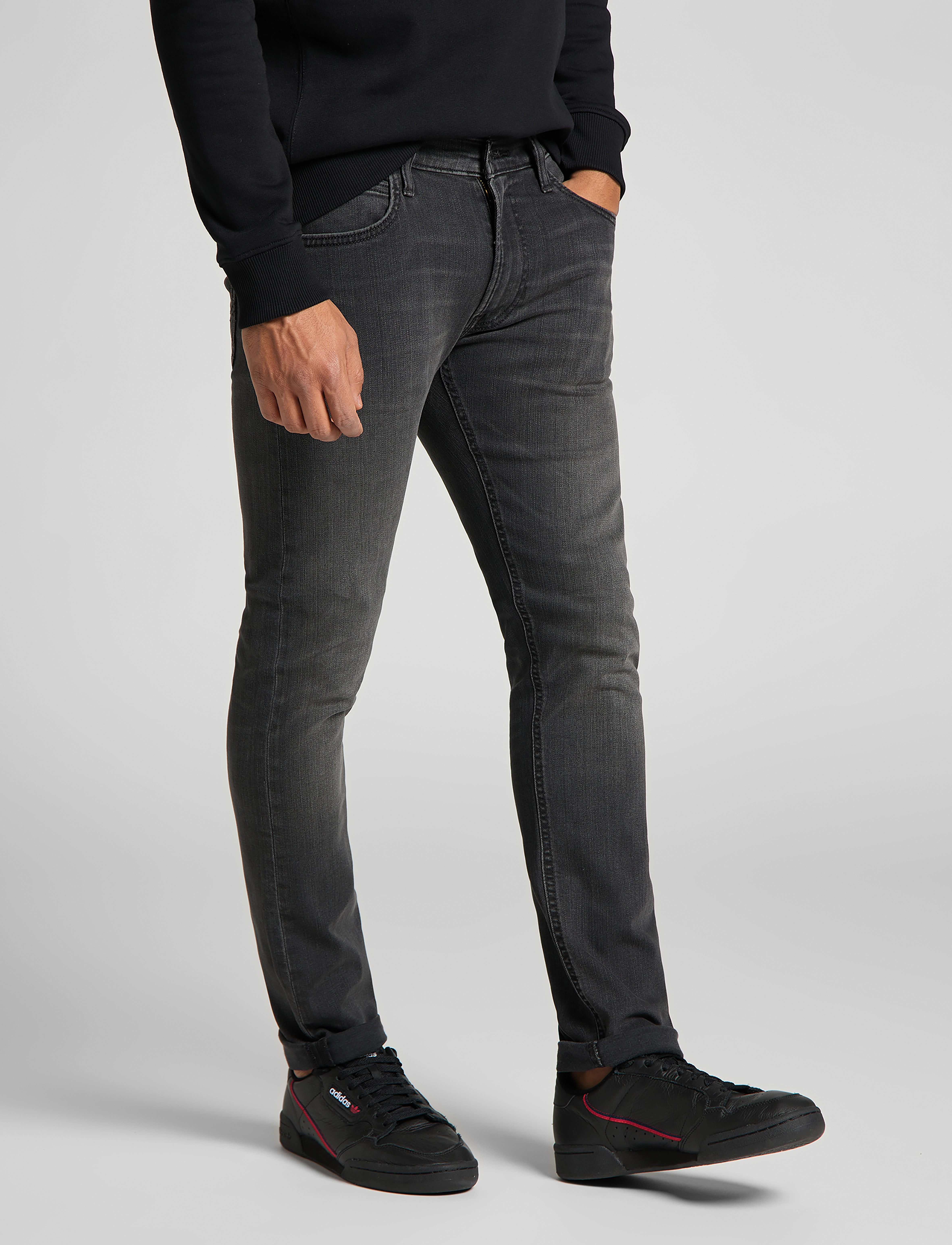 Lee Jeans - LUKE - tapered jeans - moto grey - 2