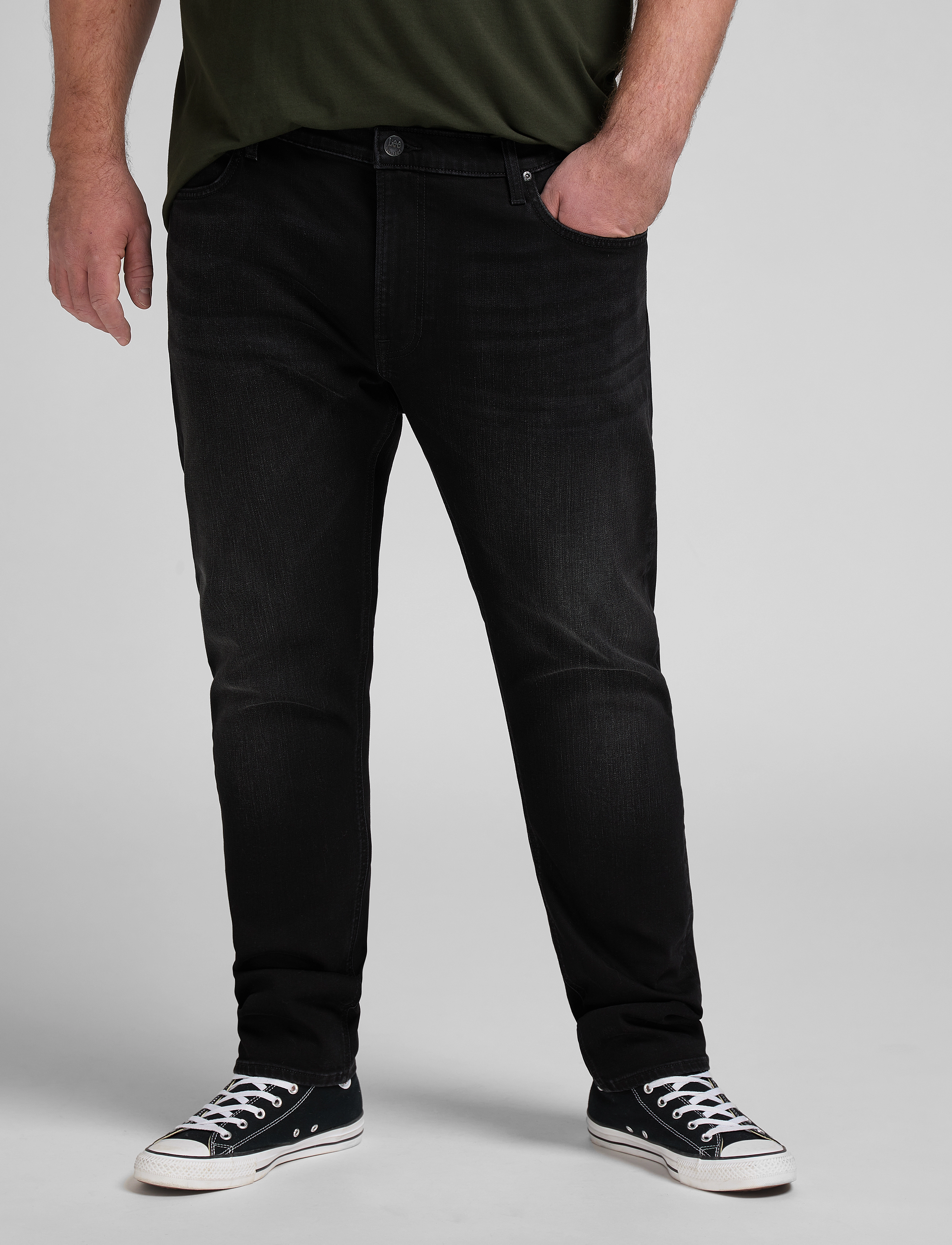Lee Jeans - Luke - tapered jeans - moto black - 2
