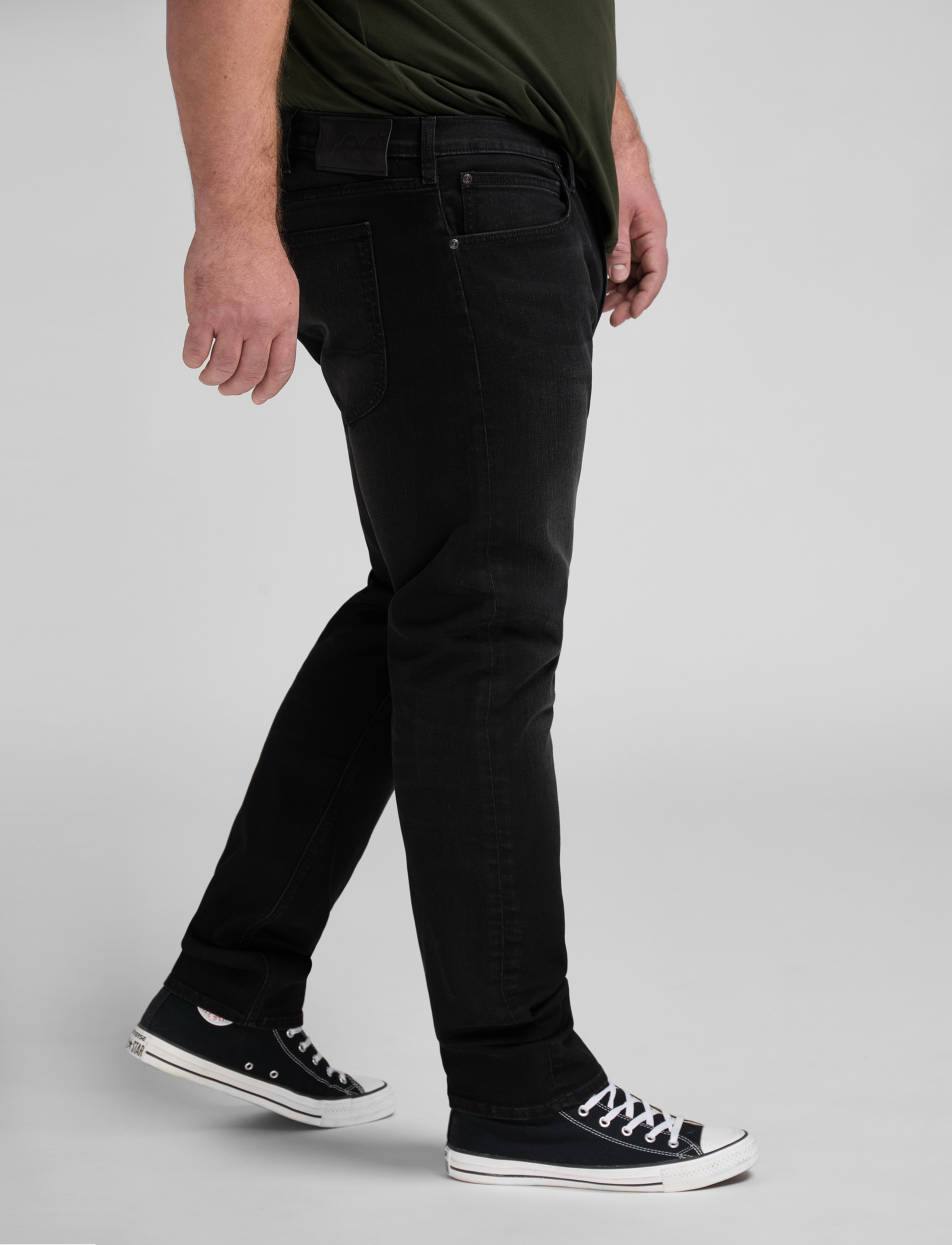 Lee Jeans - Luke - tapered jeans - moto black - 4