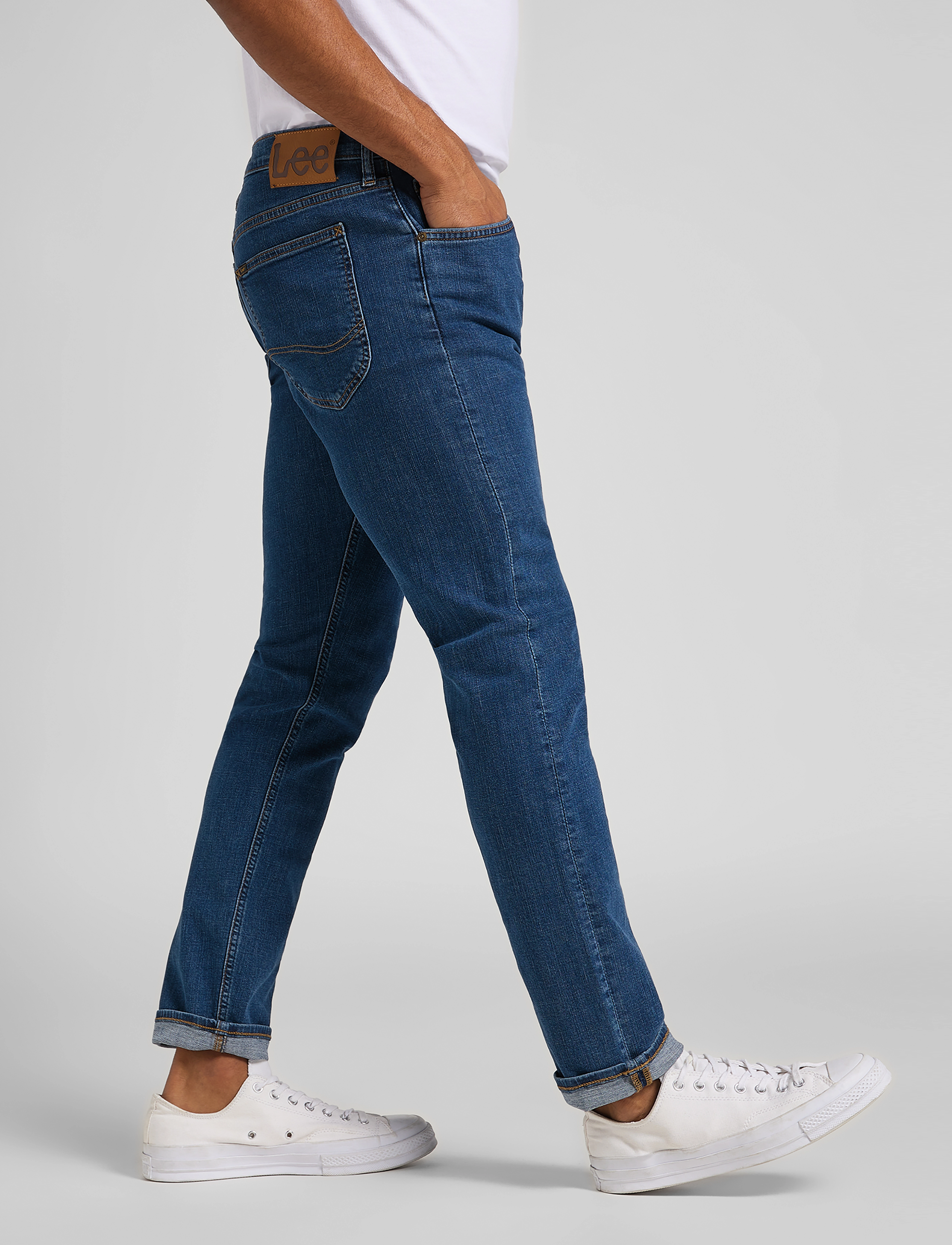 Lee Jeans - LUKE - tapered jeans - used aquin - 5