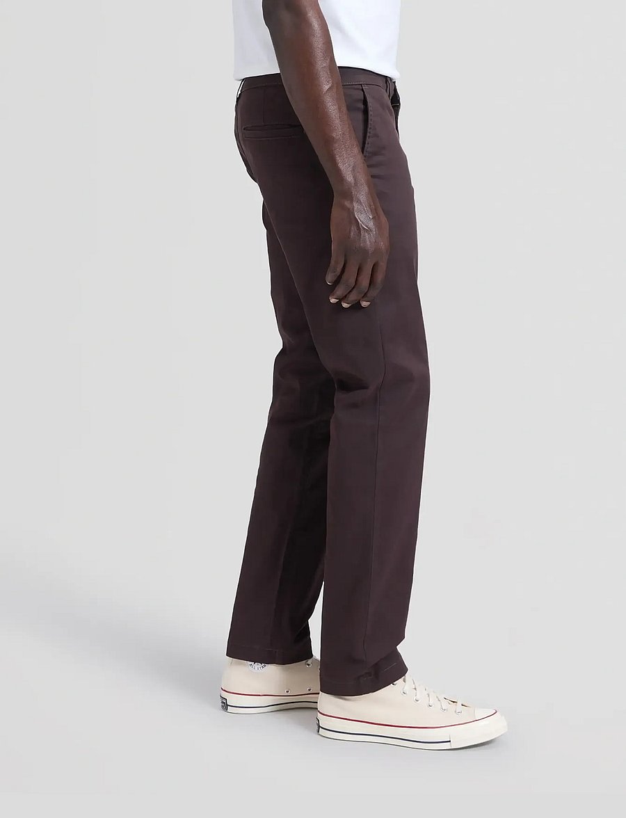 Lee Jeans - REGULAR CHINO - chino-püksid - chocolate torte - 5