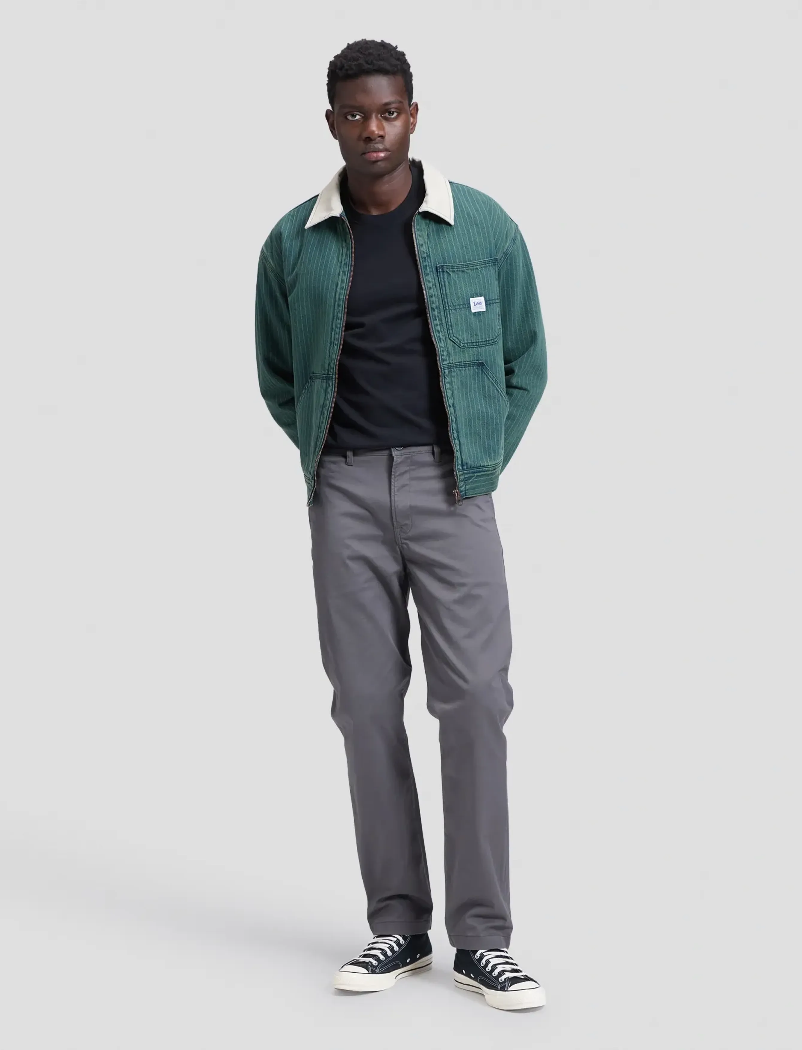 Lee Jeans - REGULAR CHINO - static gray - 3