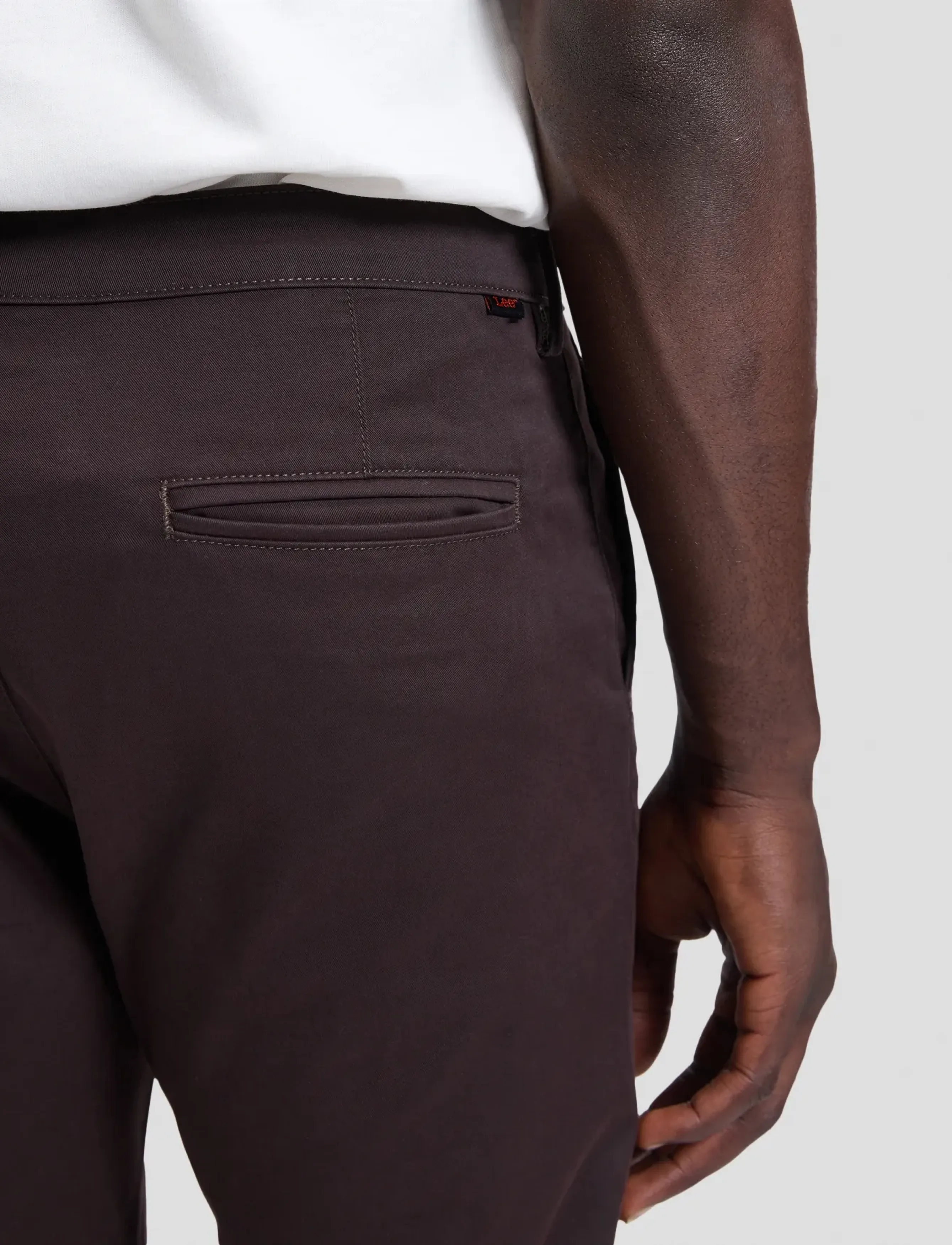 Lee Jeans - SLIM CHINO - chocolate torte - 5