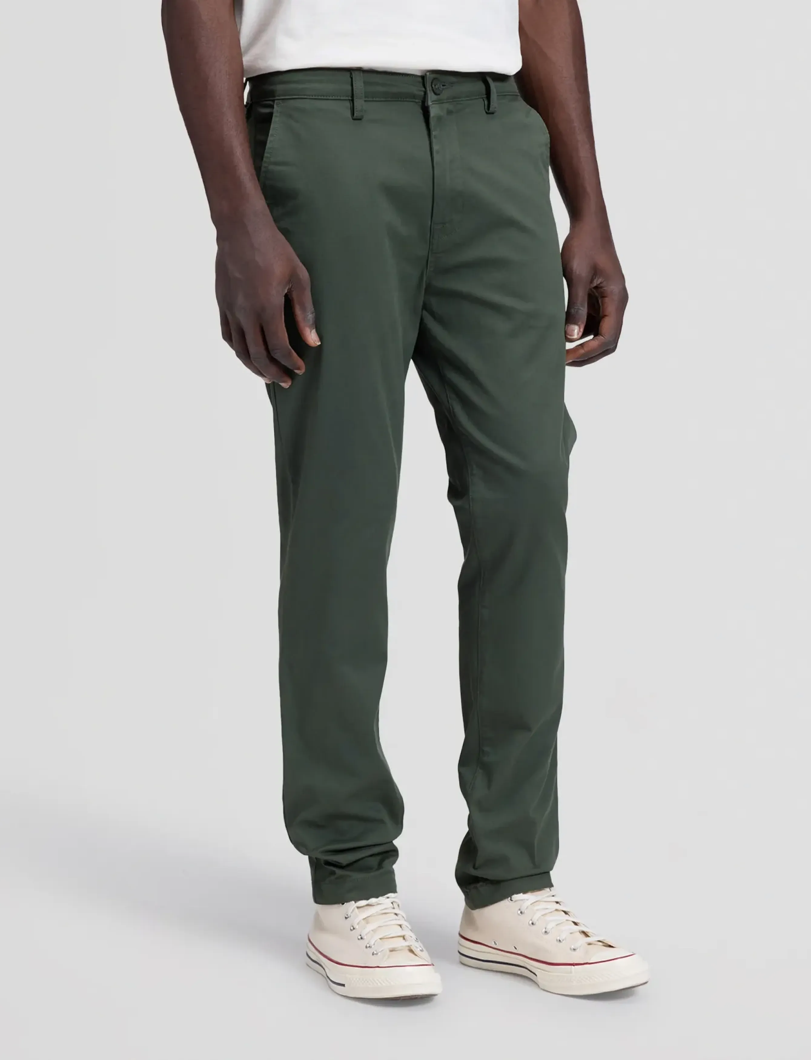 Lee Jeans SLIM CHINO - Säsongens färger - DEEP DEPTHS / khaki/green