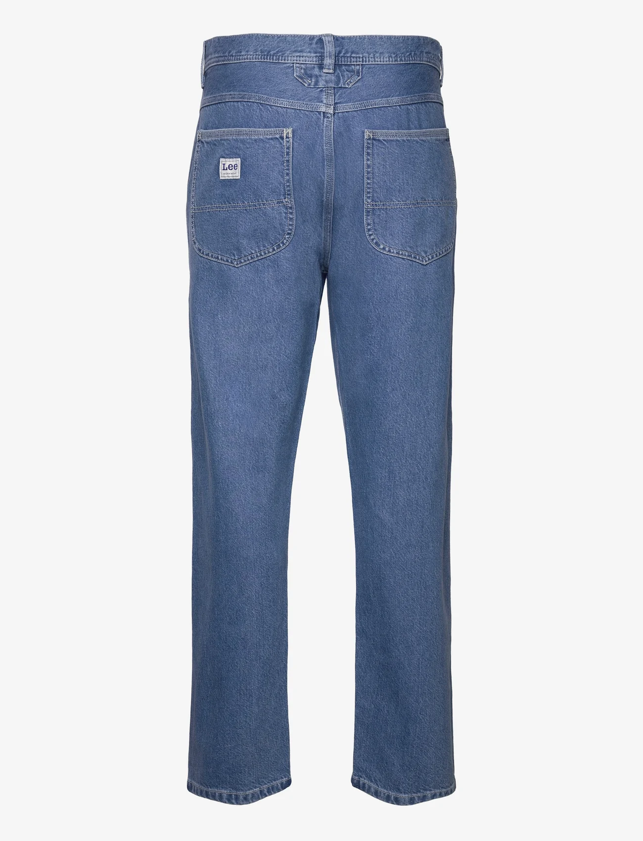 Lee Jeans - 90S PANT - brīva piegriezuma džinsa bikses - blue lines mid - 1