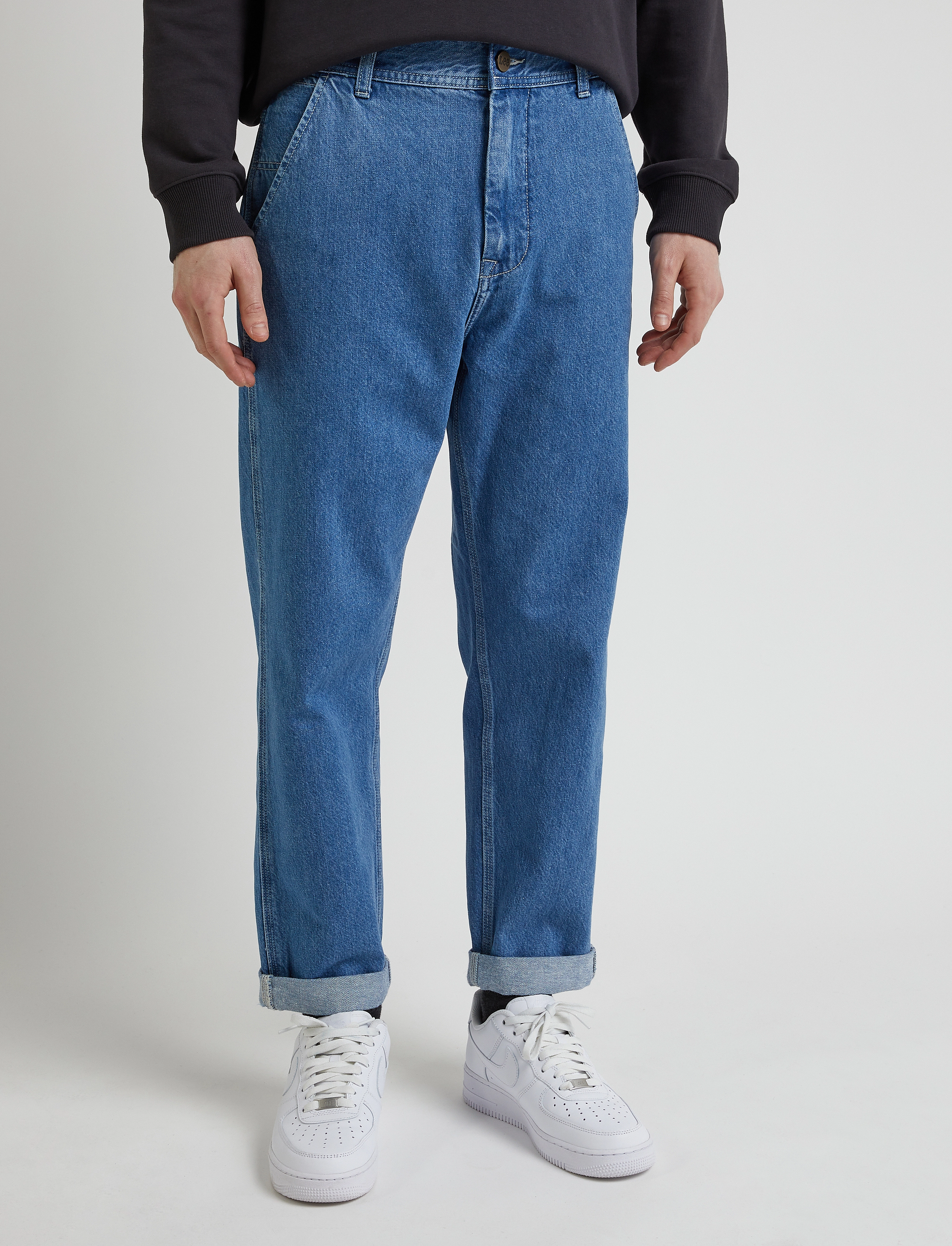 Lee Jeans - 90S PANT - blue lines mid - 2
