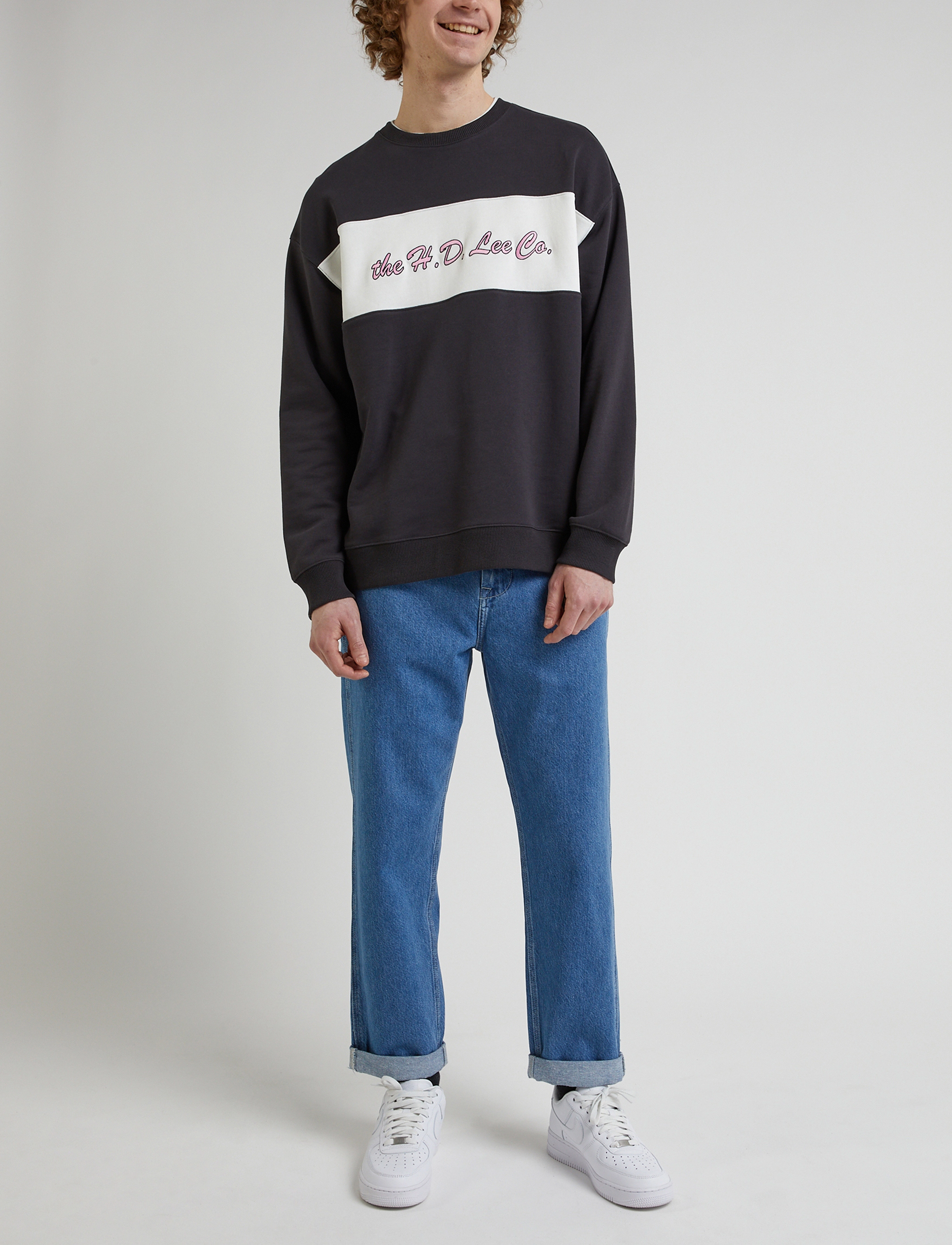 Lee Jeans - 90S PANT - blue lines mid - 4