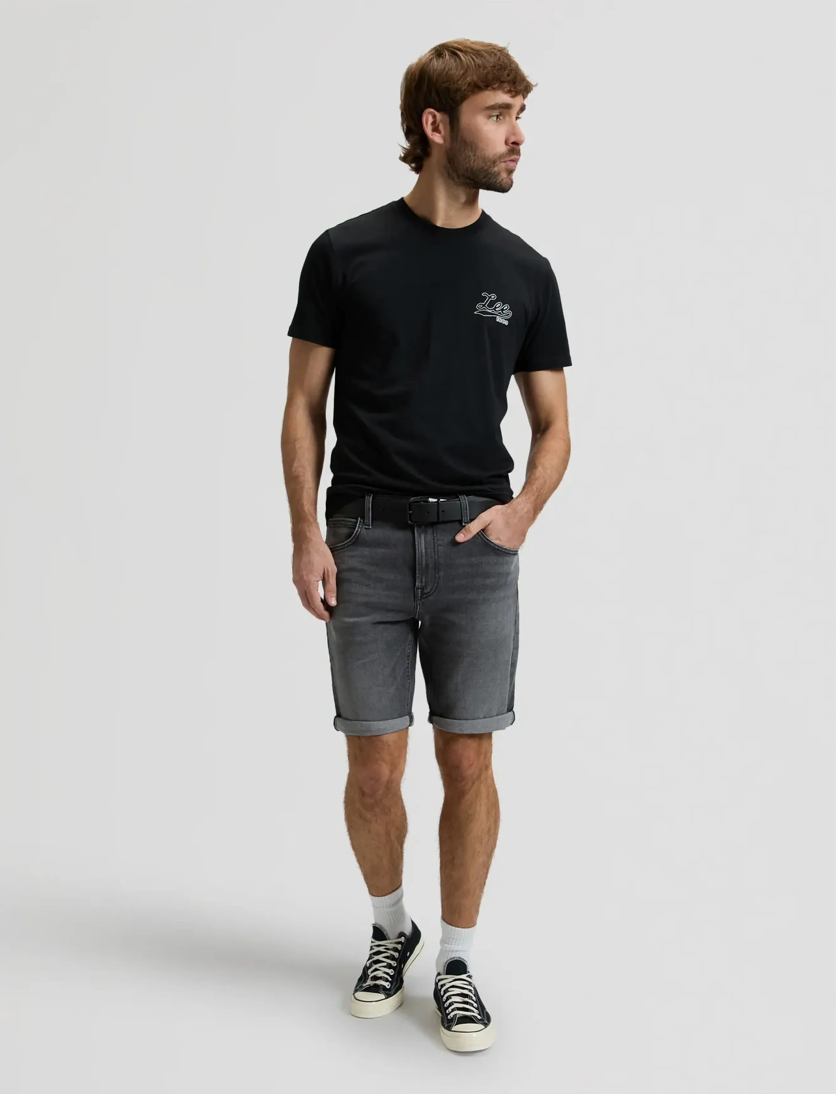 Lee Jeans - 5 POCKET SHORT - herren - faded trail - 3