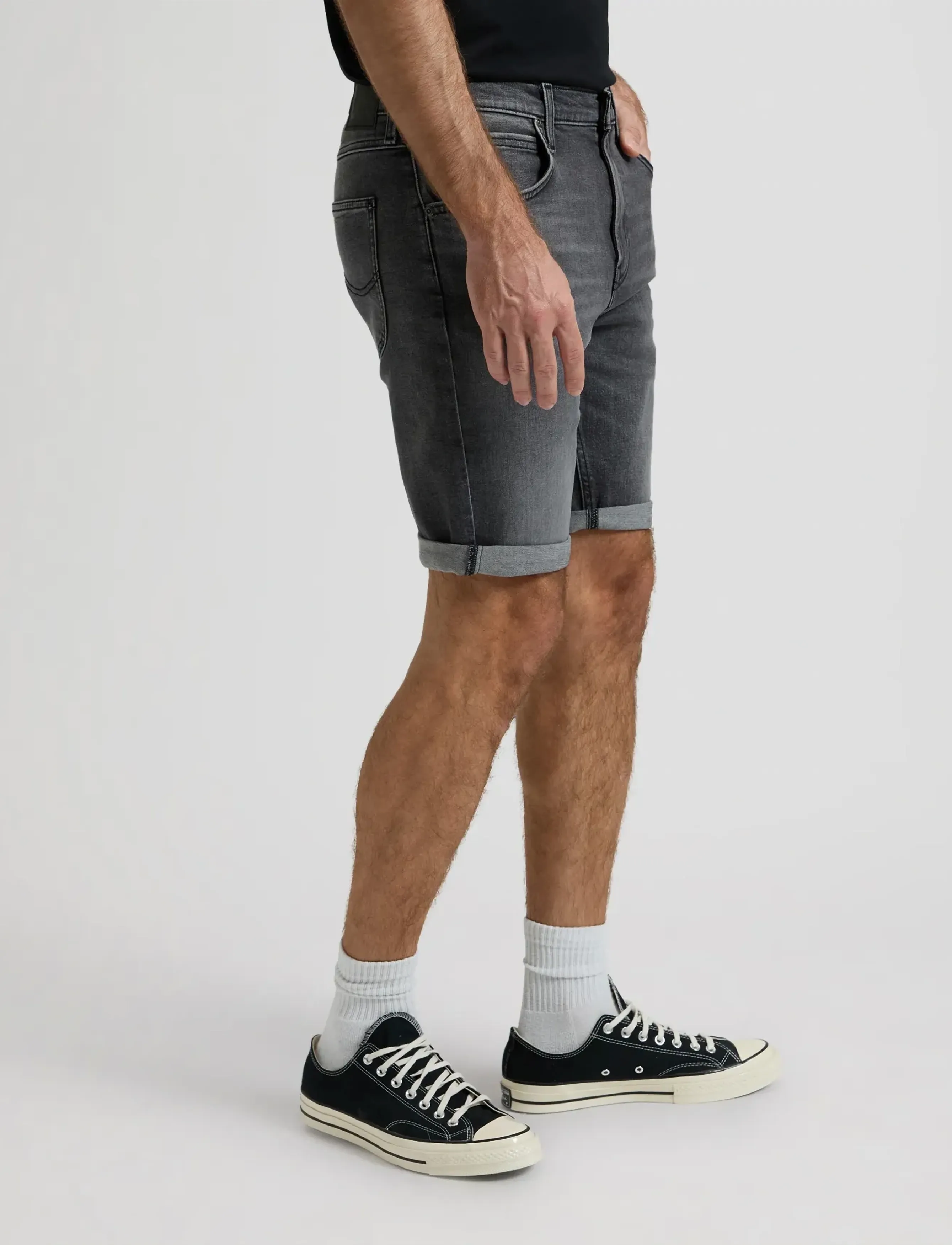 Lee Jeans - 5 POCKET SHORT - herren - faded trail - 4