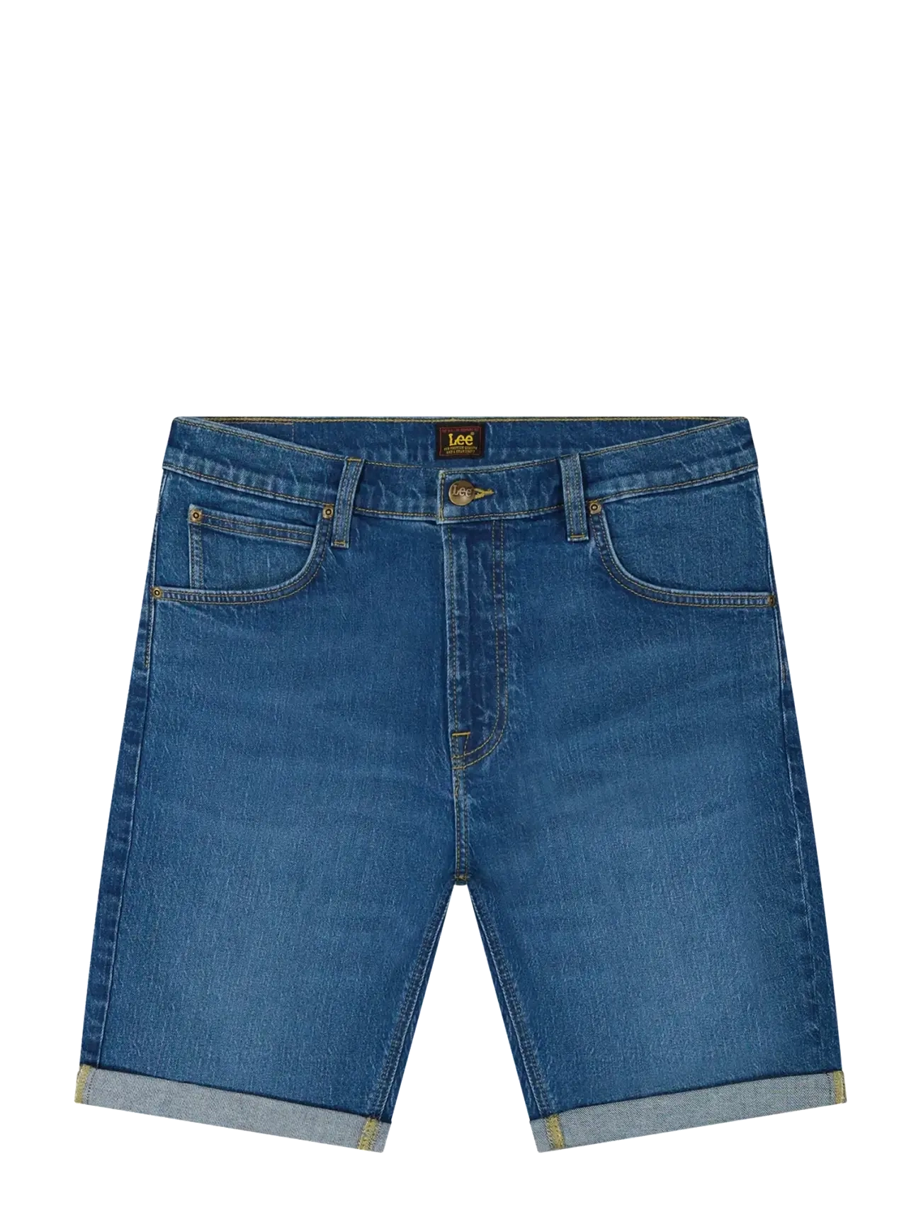 Lee Jeans 5 POCKET SHORT - Shorts - MID OCEAN / blue