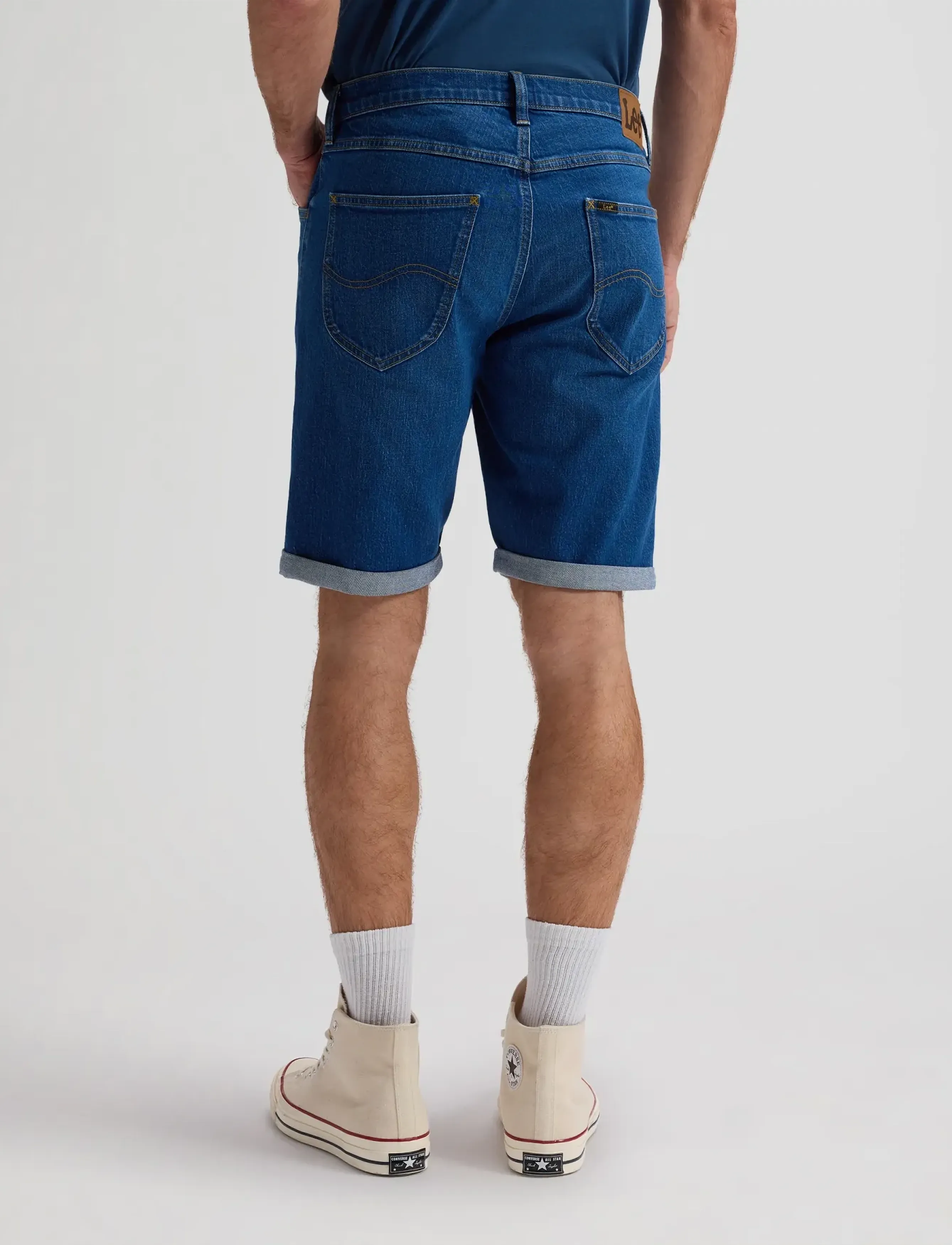 Lee Jeans - 5 POCKET SHORT - mehed - mid ocean - 2