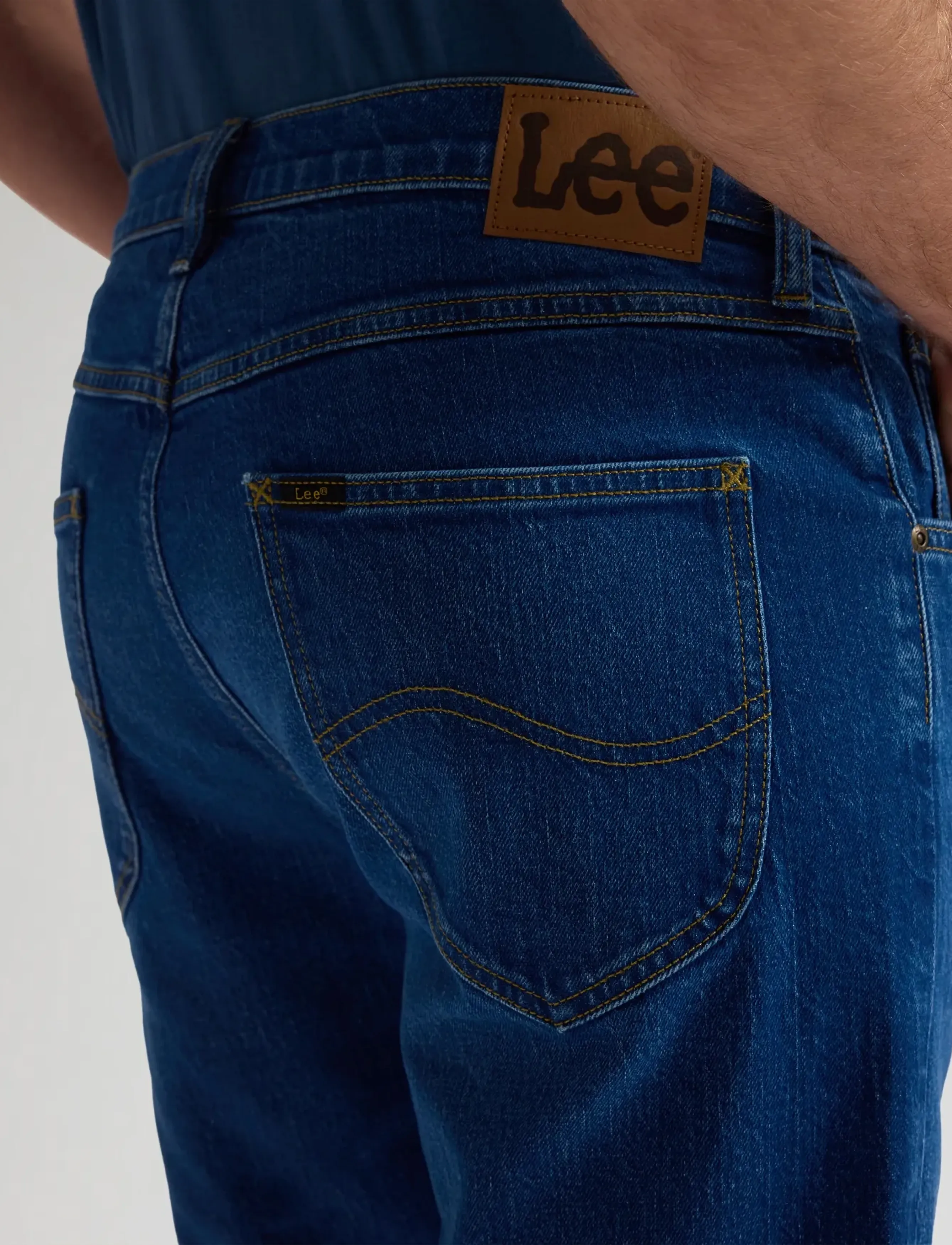 Lee Jeans - 5 POCKET SHORT - mehed - mid ocean - 5